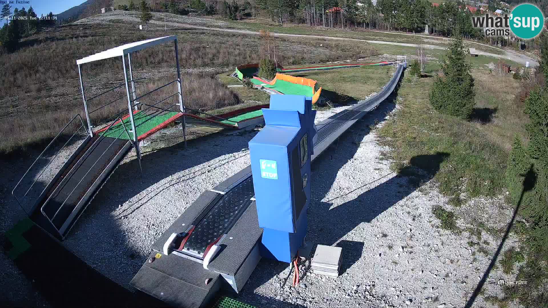 Live webcam Fužine toboggan run – Croatia