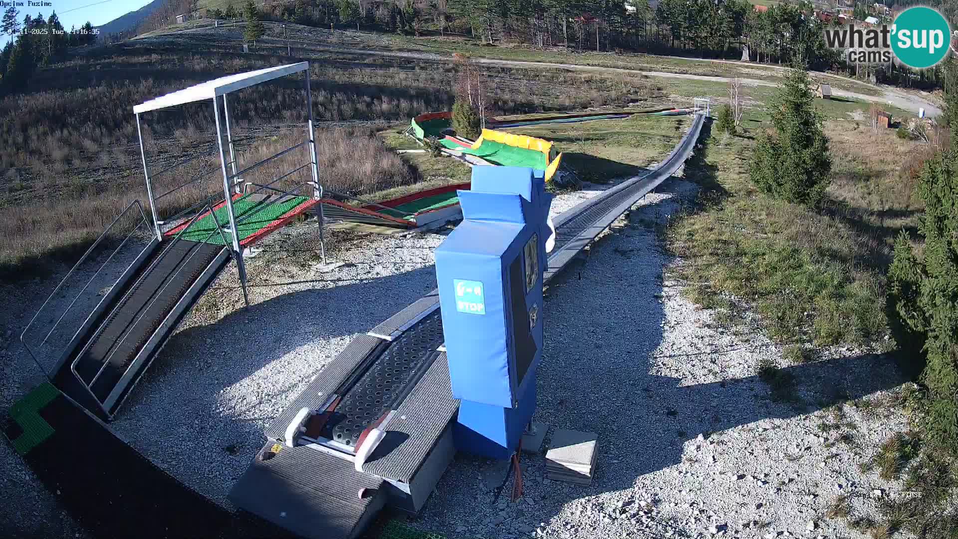 Live webcam Fužine toboggan run – Croatia