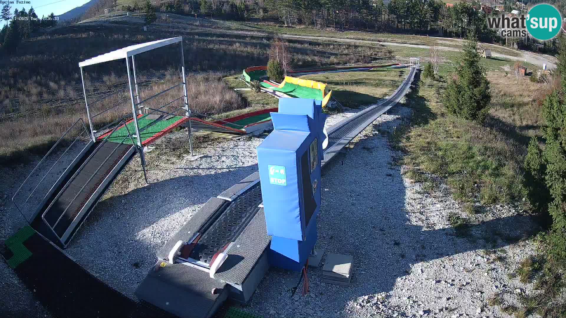 Webcam en vivo Pista de trineo Fužine – Croacia