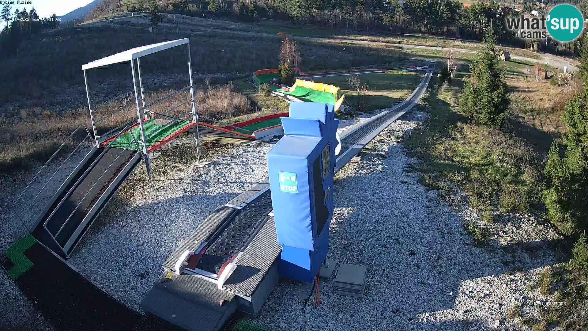 Spletna kamera v živo Sankališče Fužine – Hrvaška