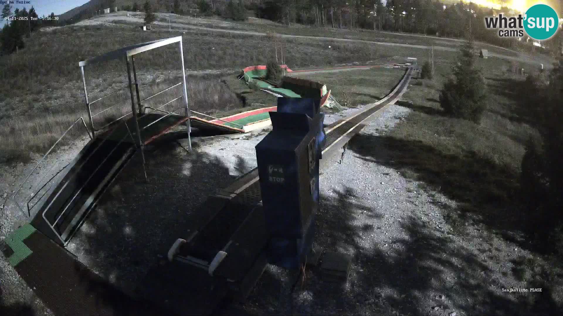 Live webcam Fužine toboggan run – Croatia