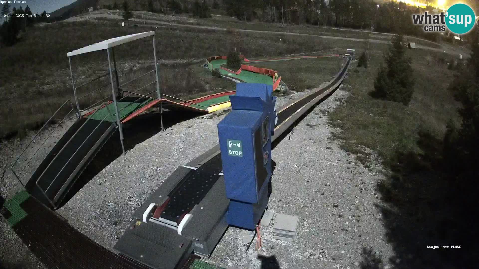 Spletna kamera v živo Sankališče Fužine – Hrvaška