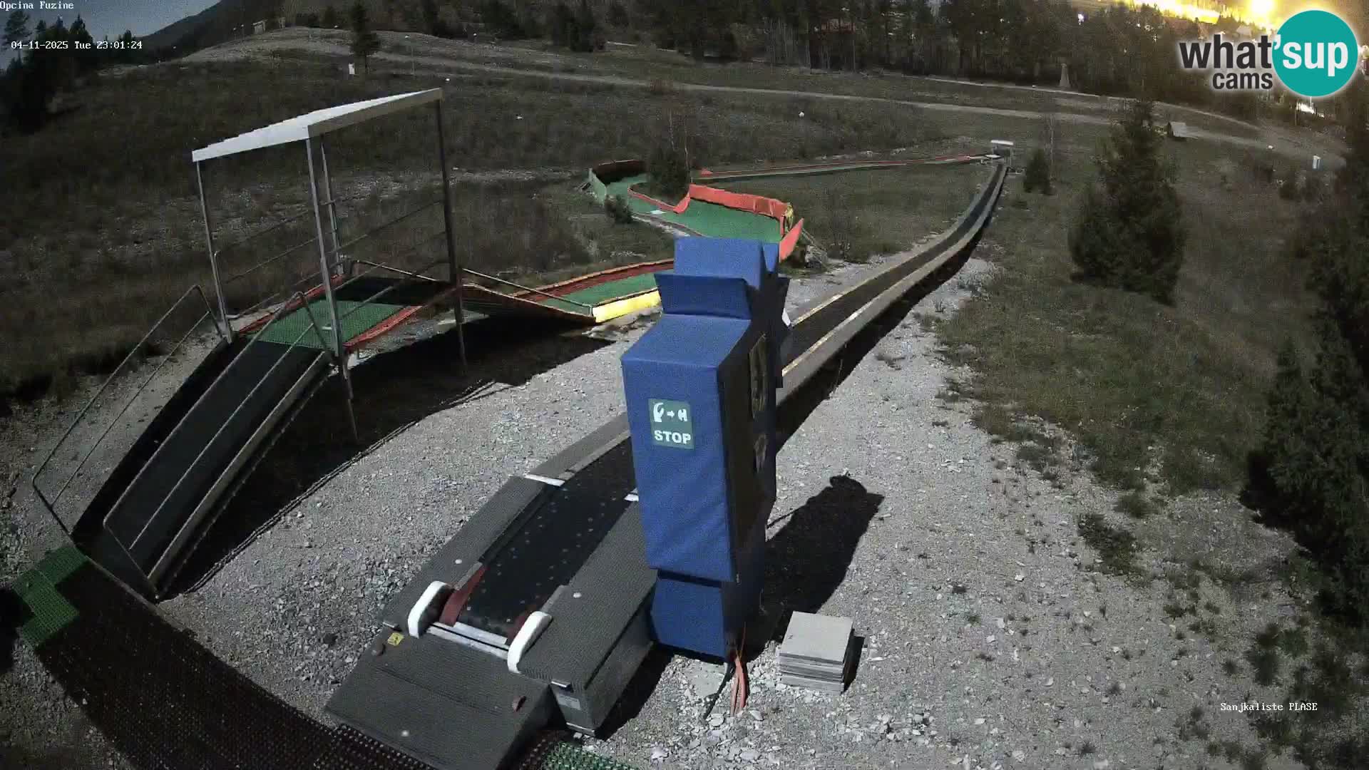 Webcam en vivo Pista de trineo Fužine – Croacia