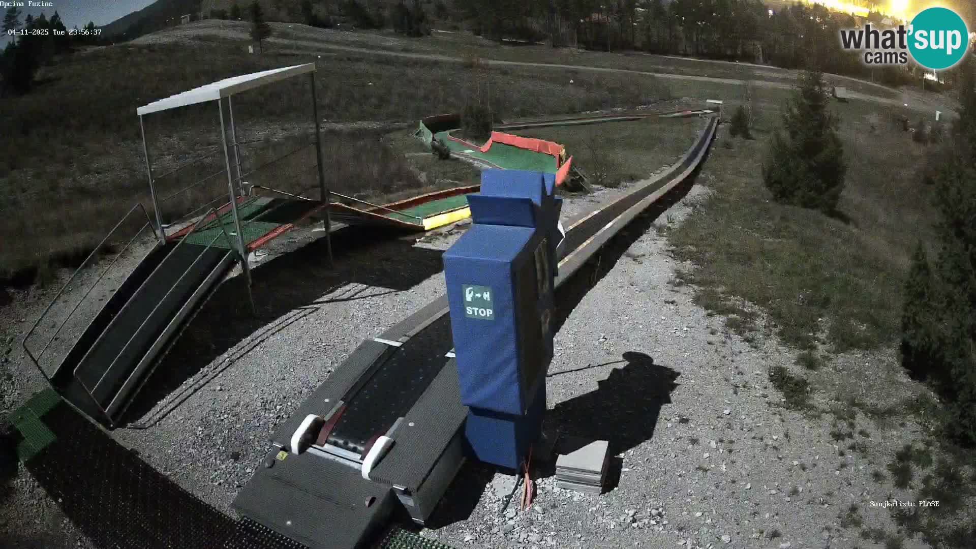 Live webcam Pista da slittino Fužine – Croazia