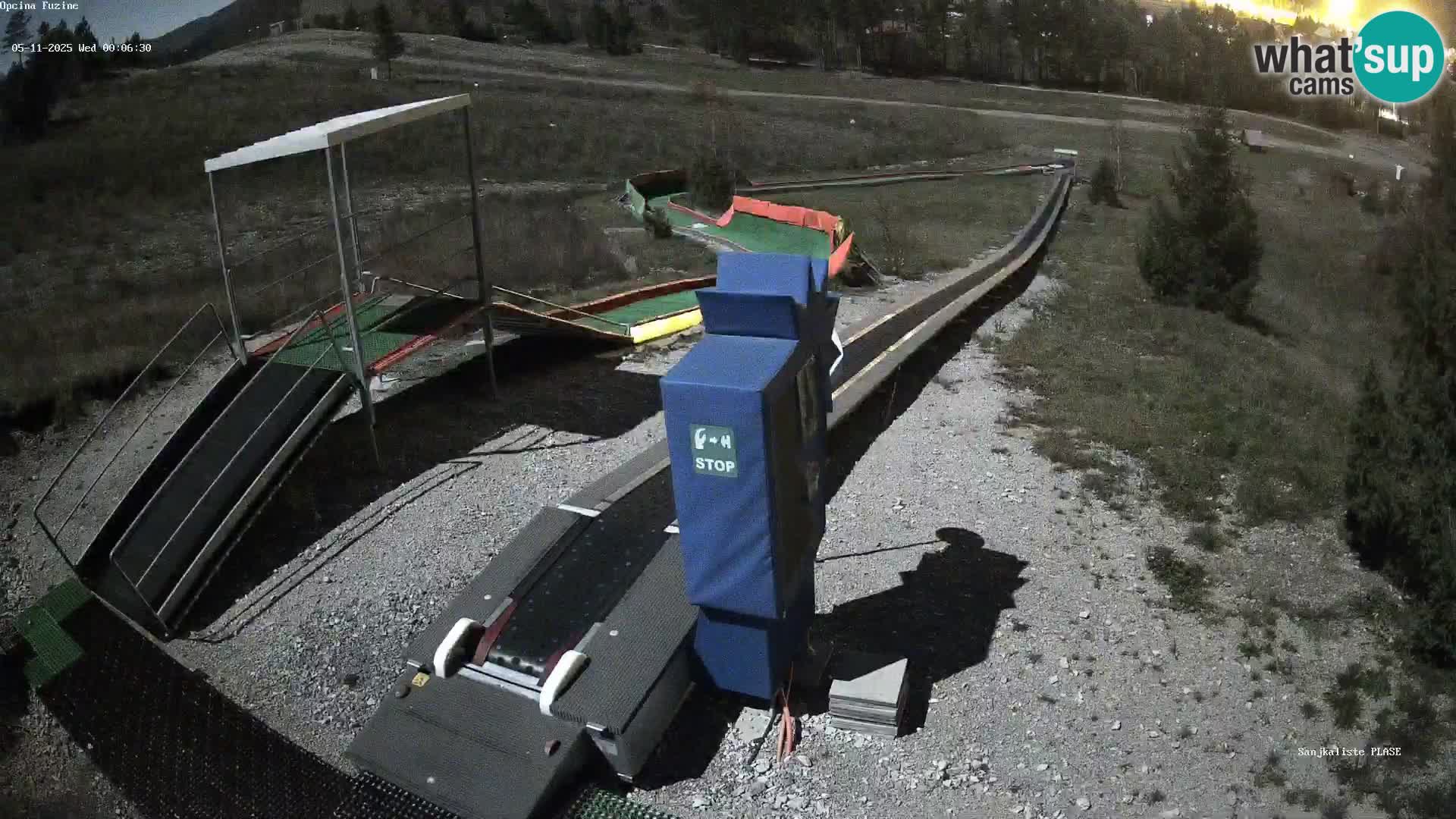 Webcam en vivo Pista de trineo Fužine – Croacia