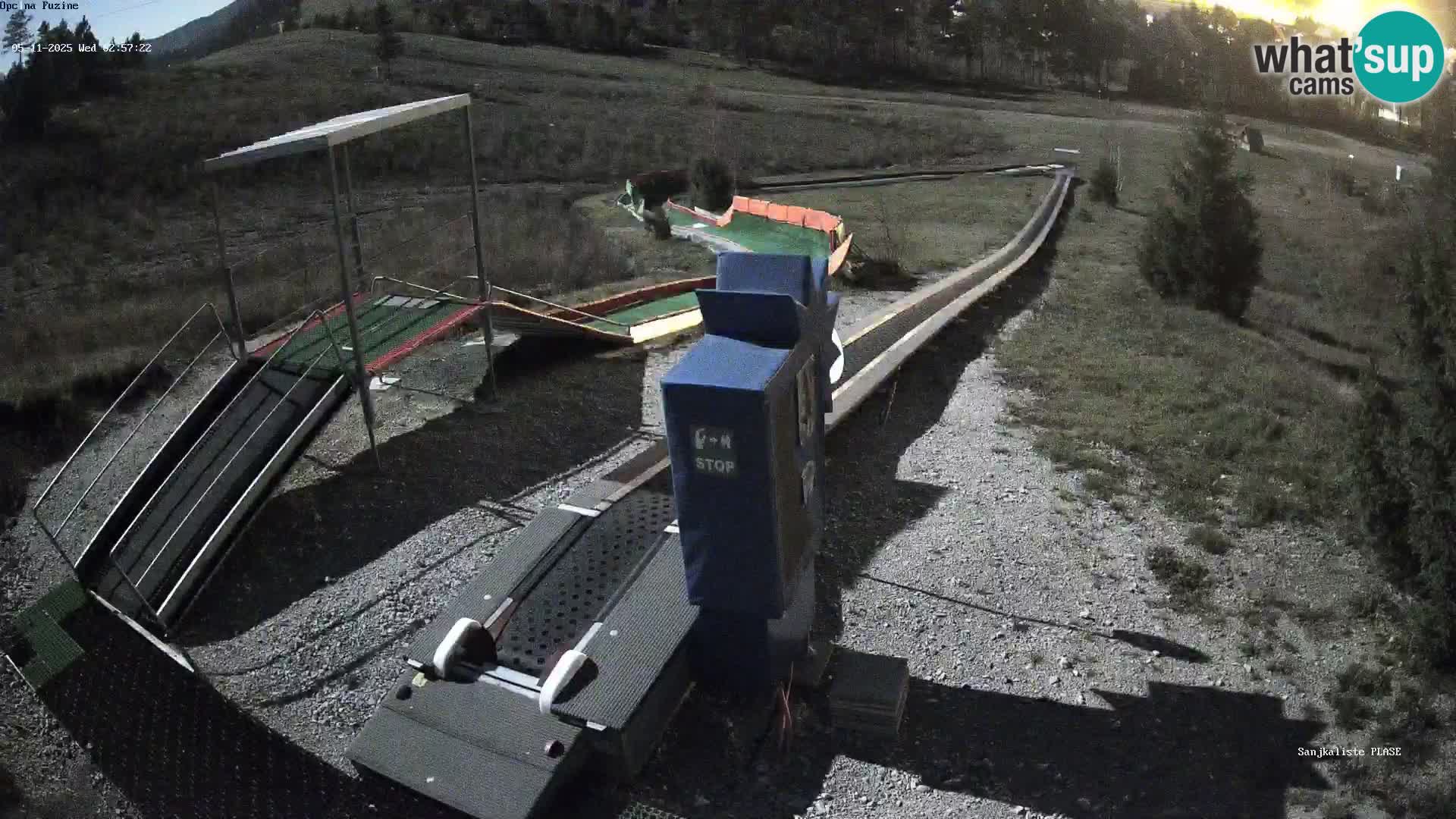 Spletna kamera v živo Sankališče Fužine – Hrvaška