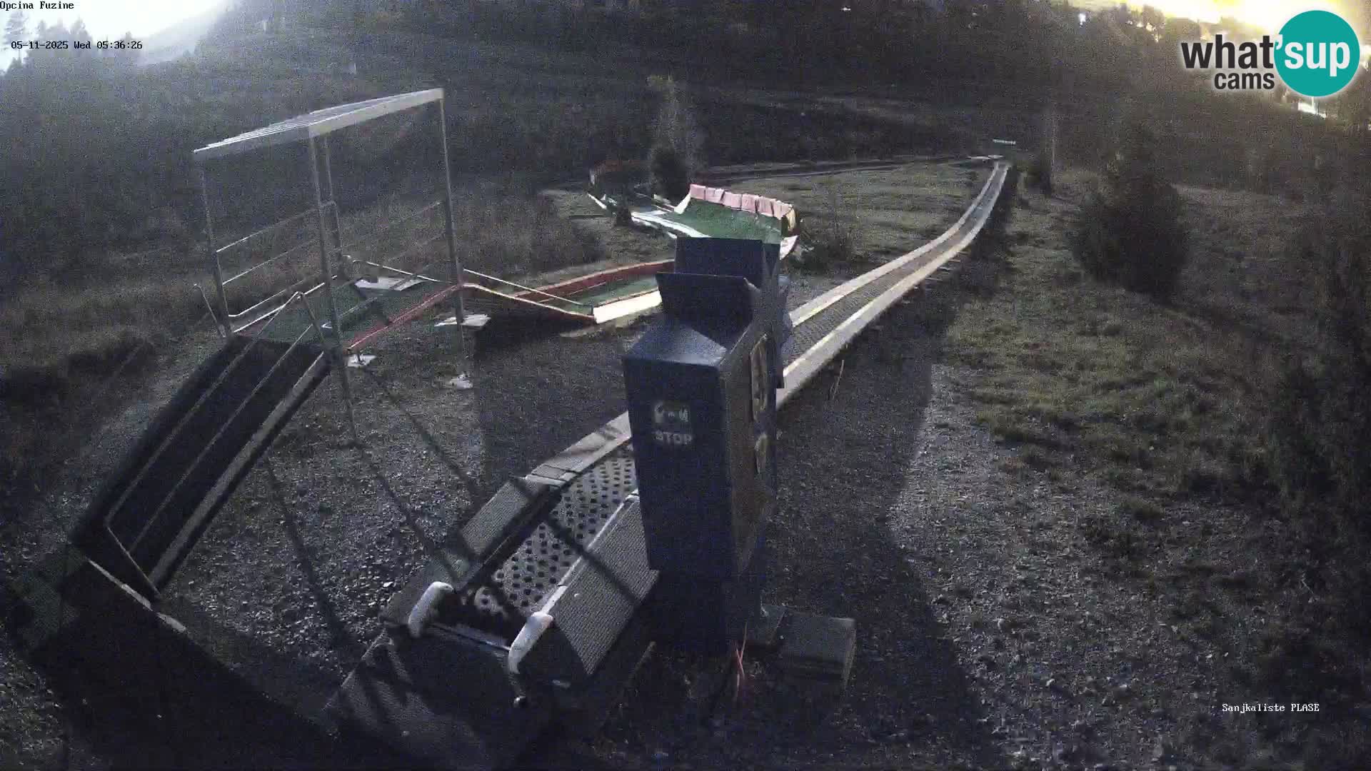 Web kamera uživo Sanjkalište Fužine – Hrvatska