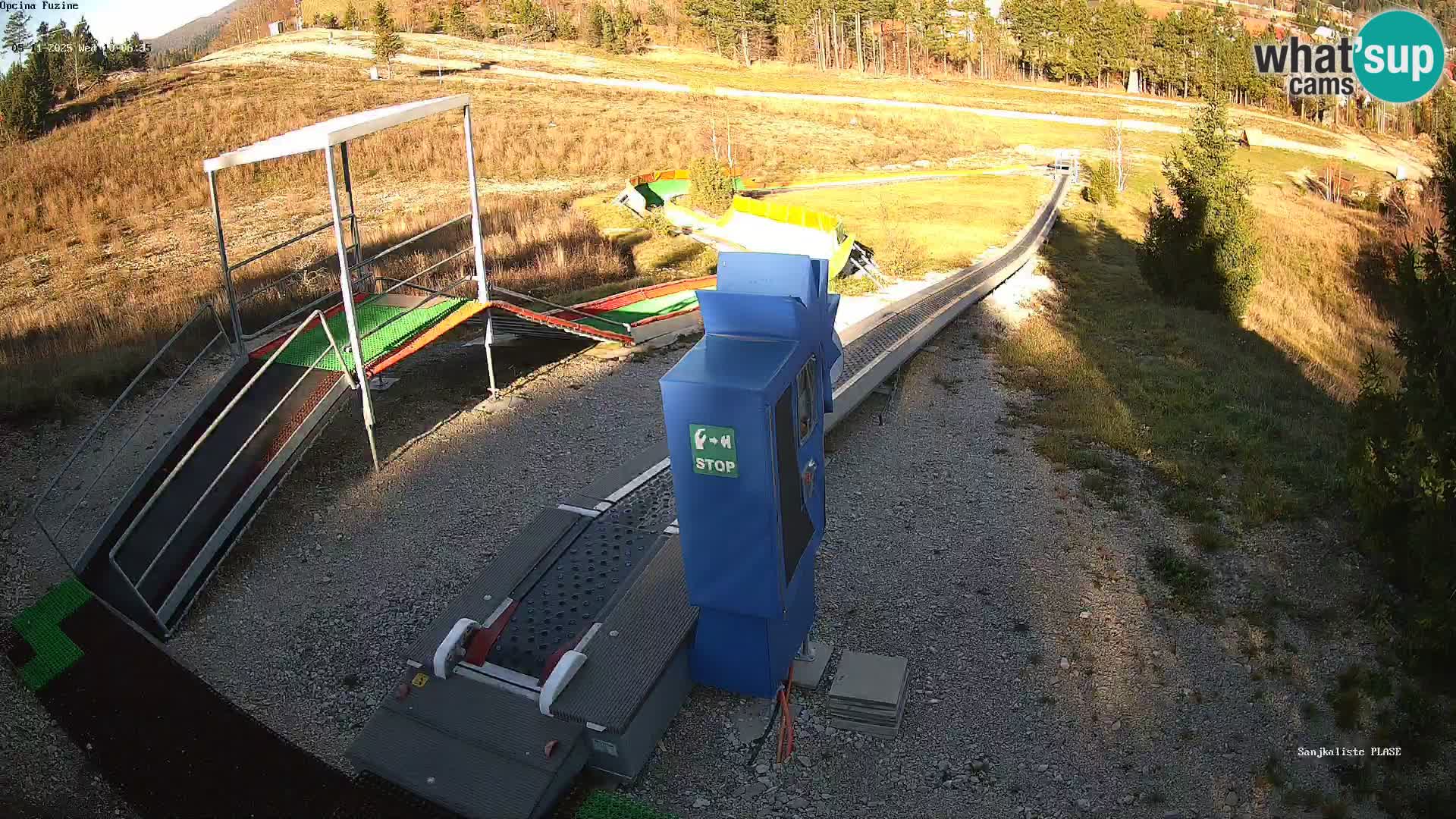 Webcam en vivo Pista de trineo Fužine – Croacia