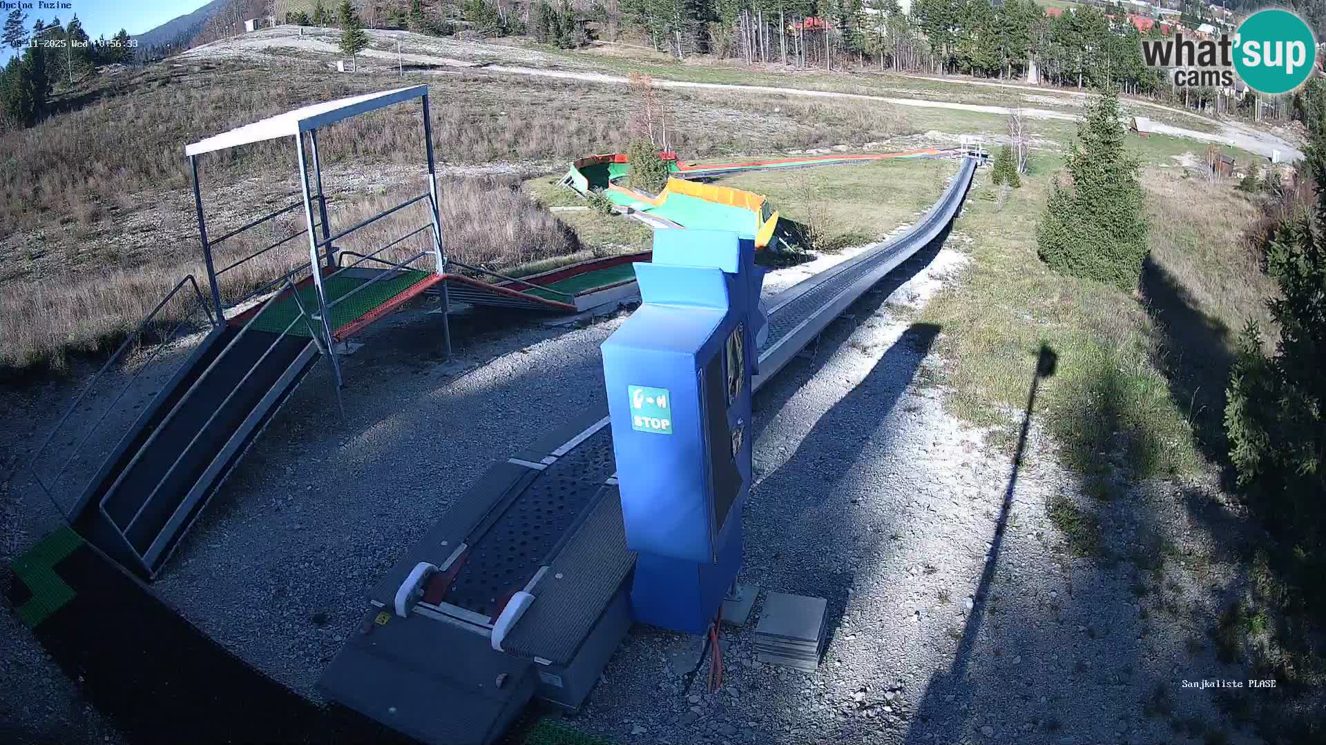 Webcam en vivo Pista de trineo Fužine – Croacia