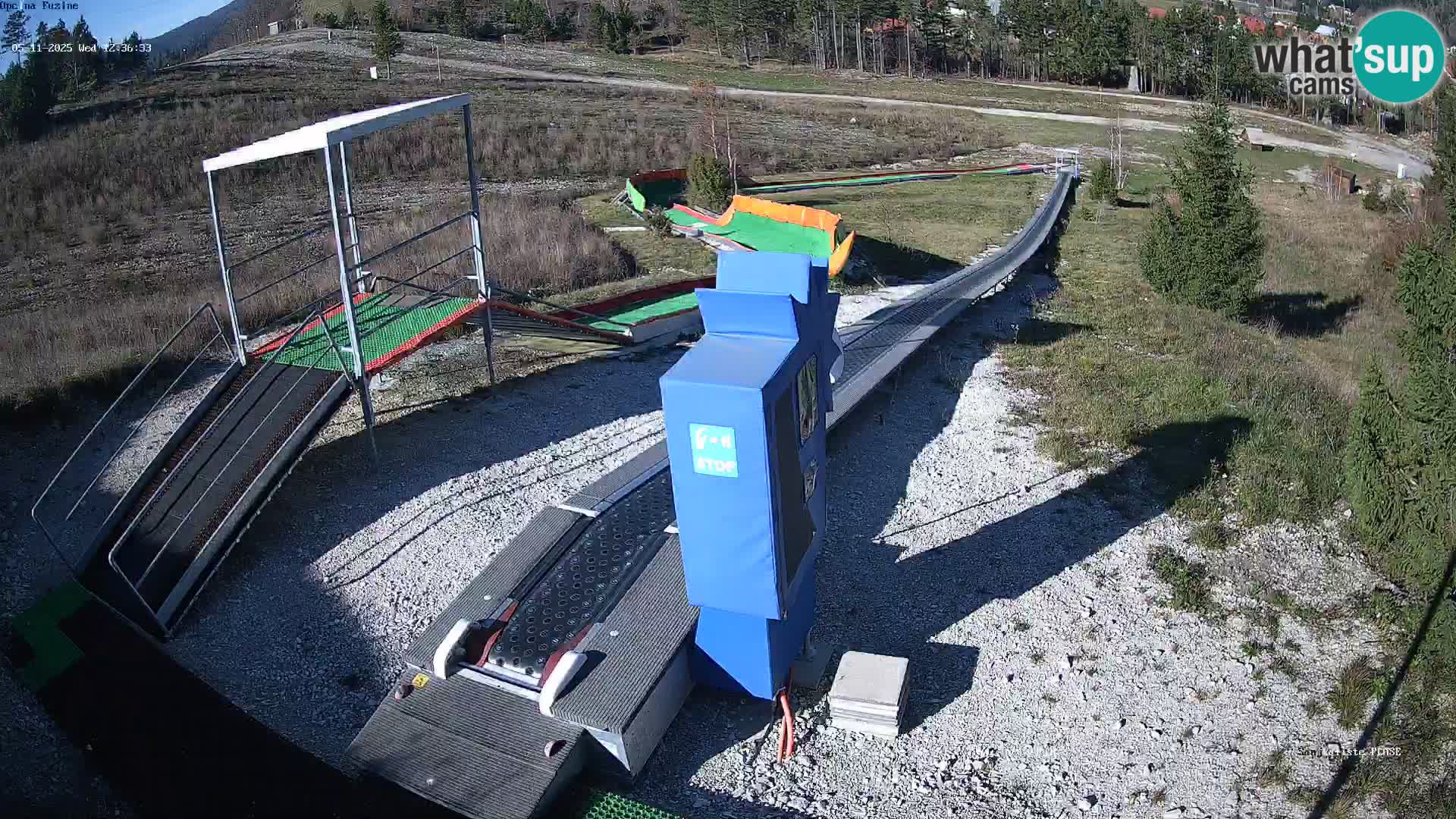 Webcam en direct Piste de luge de Fužine – Croatie