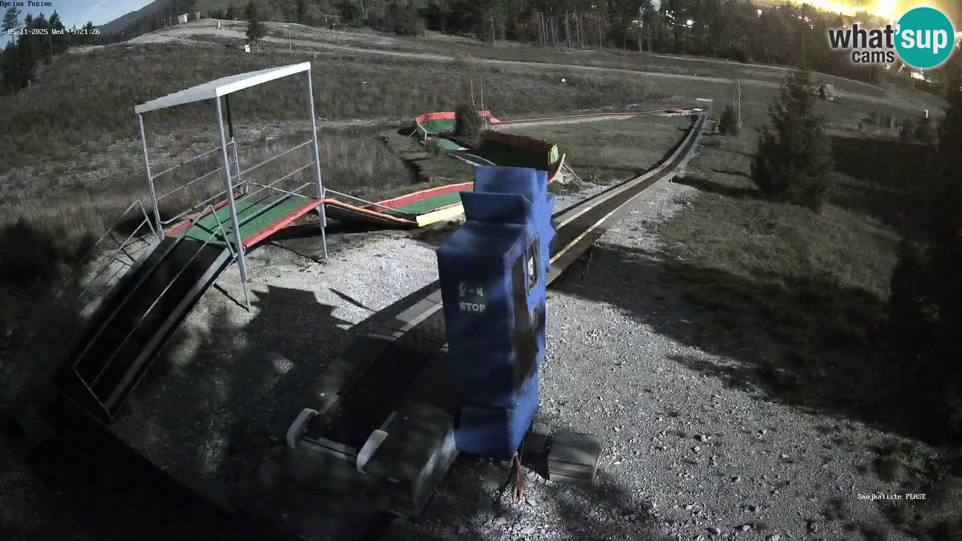 Spletna kamera v živo Sankališče Fužine – Hrvaška