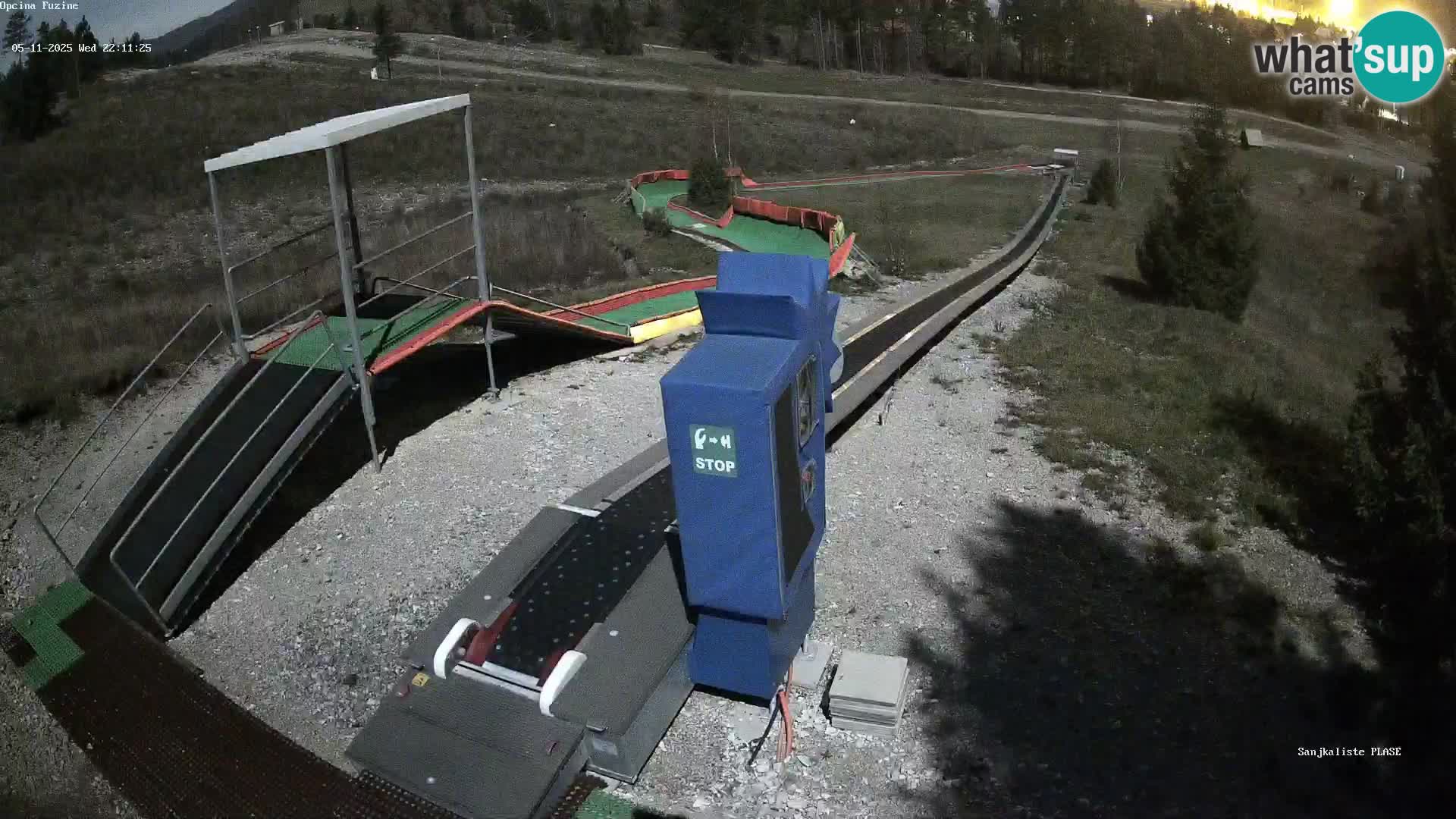 Spletna kamera v živo Sankališče Fužine – Hrvaška