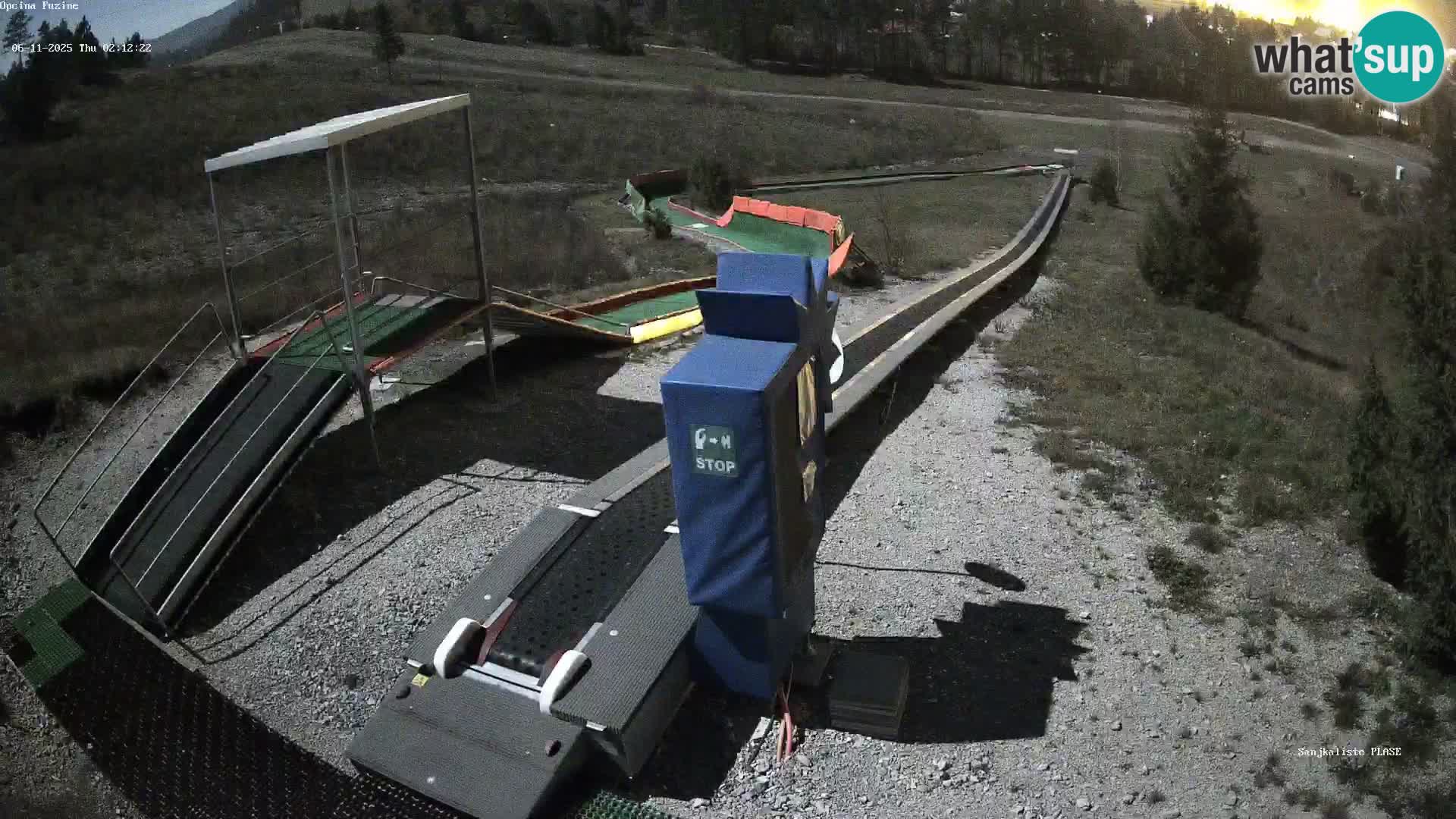 Webcam en vivo Pista de trineo Fužine – Croacia