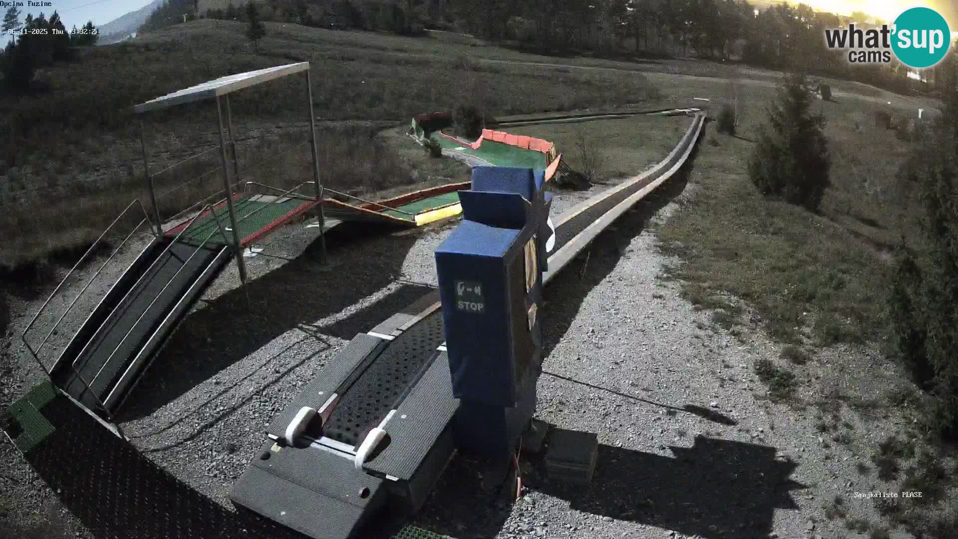 Web kamera uživo Sanjkalište Fužine – Hrvatska