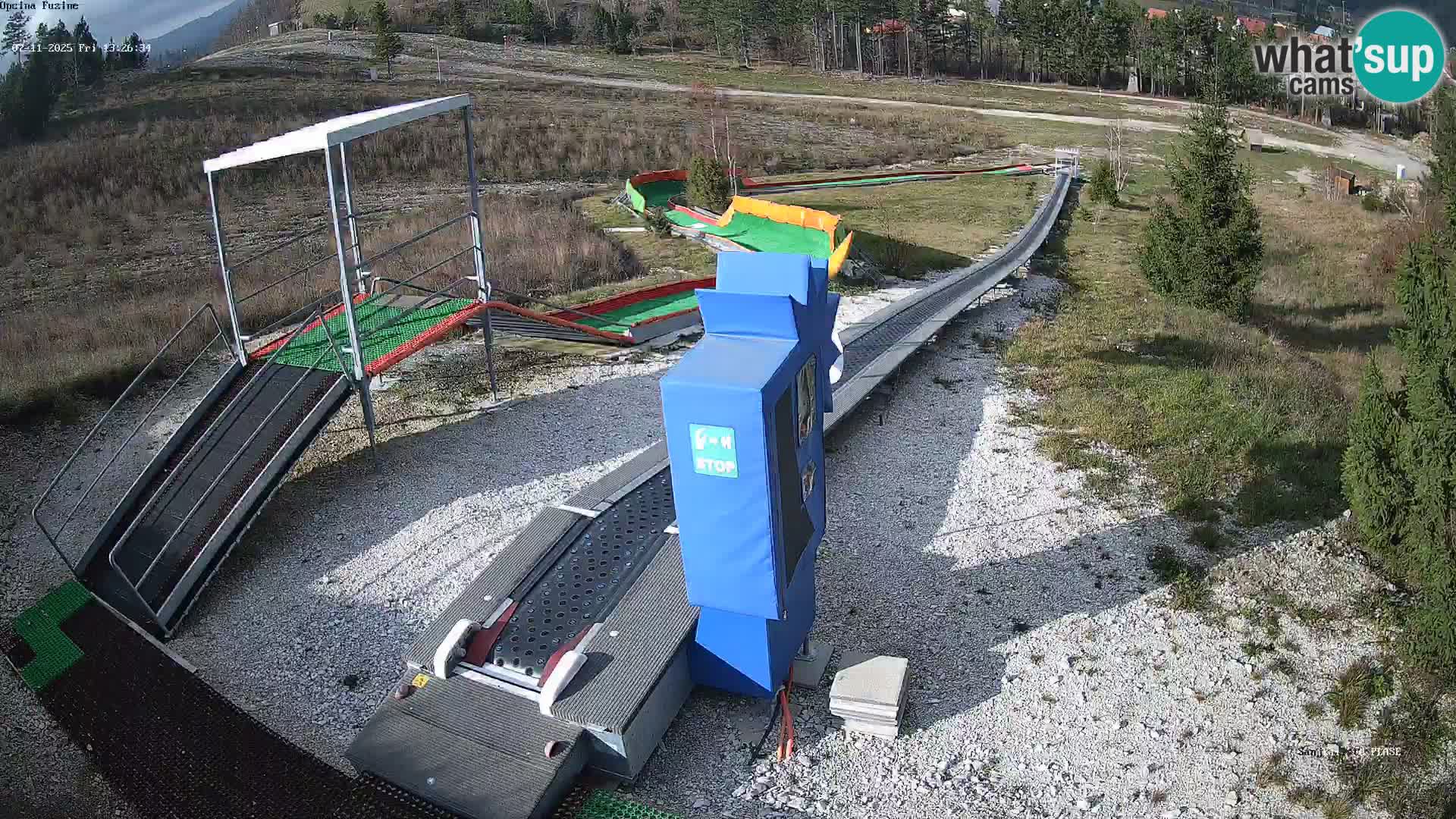 Webcam en vivo Pista de trineo Fužine – Croacia