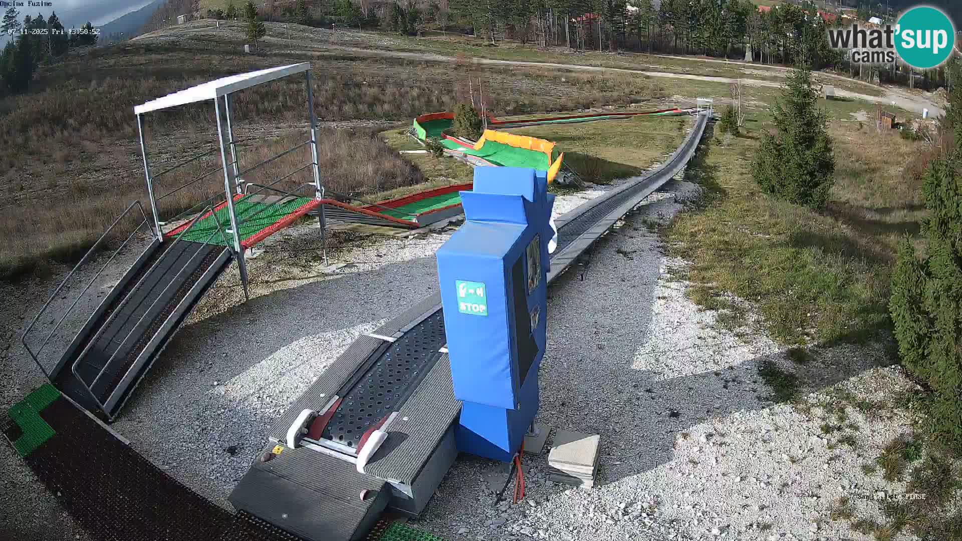 Spletna kamera v živo Sankališče Fužine – Hrvaška