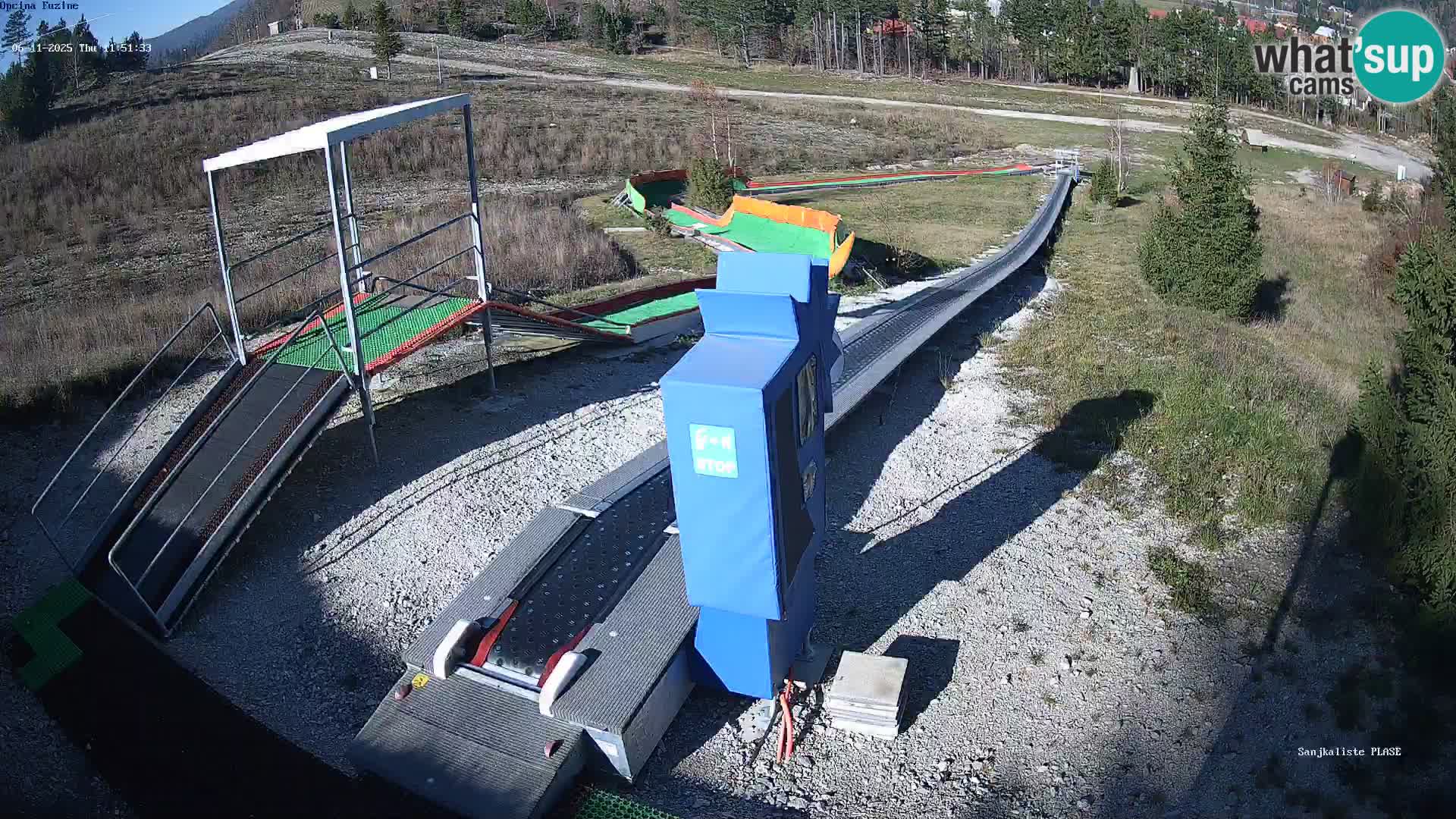 Webcam en vivo Pista de trineo Fužine – Croacia