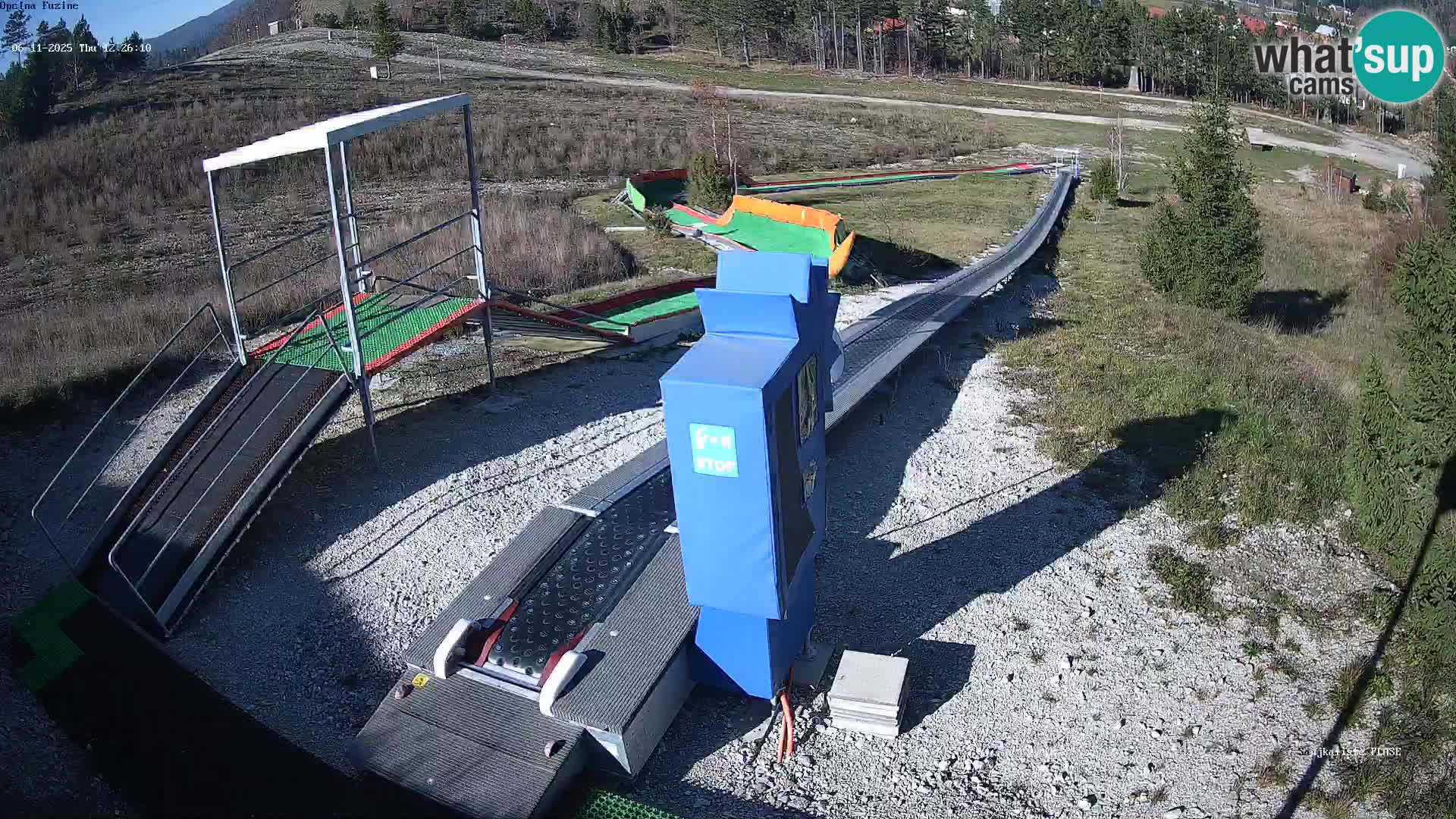 Webcam en vivo Pista de trineo Fužine – Croacia
