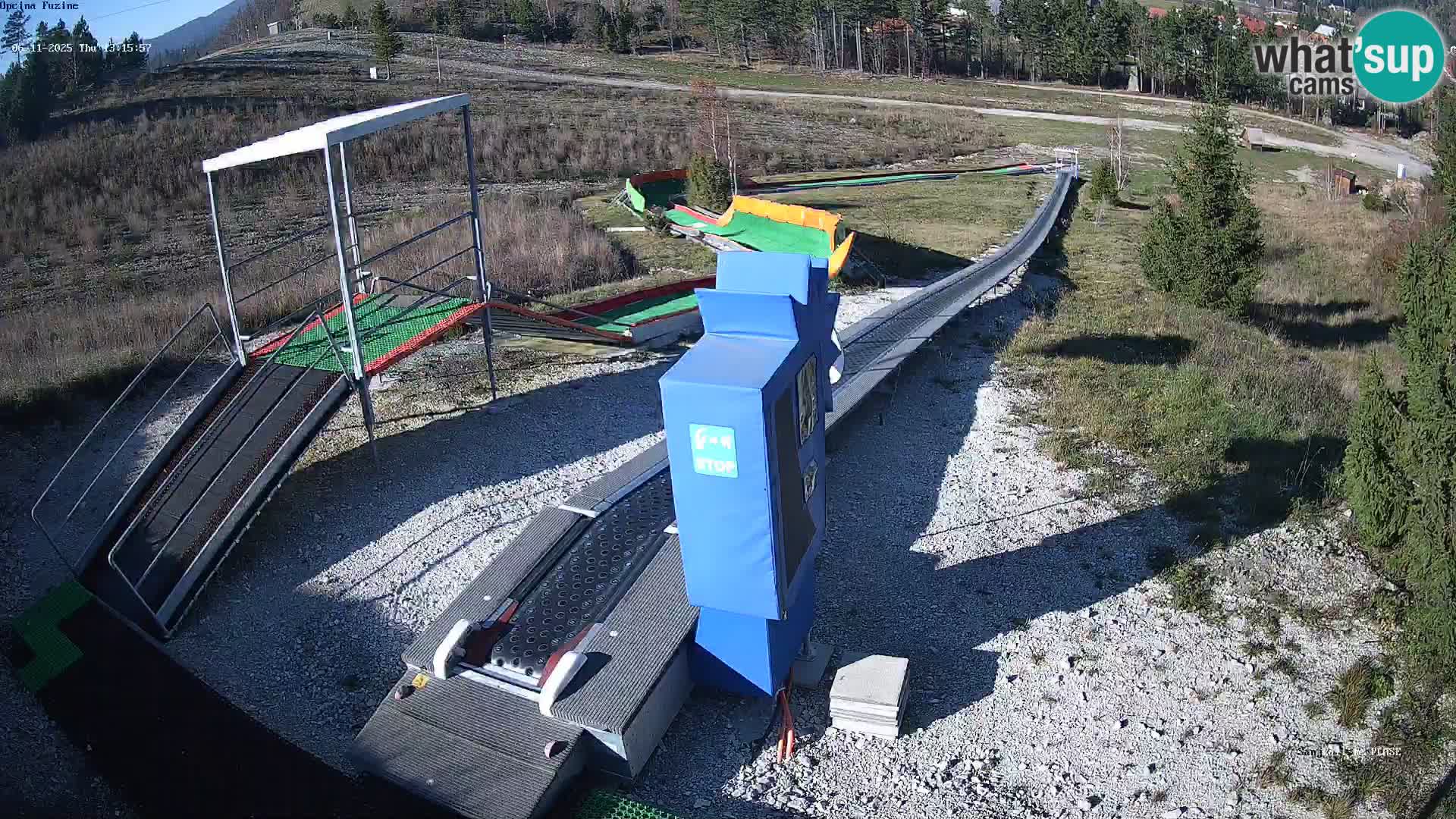 Webcam en direct Piste de luge de Fužine – Croatie