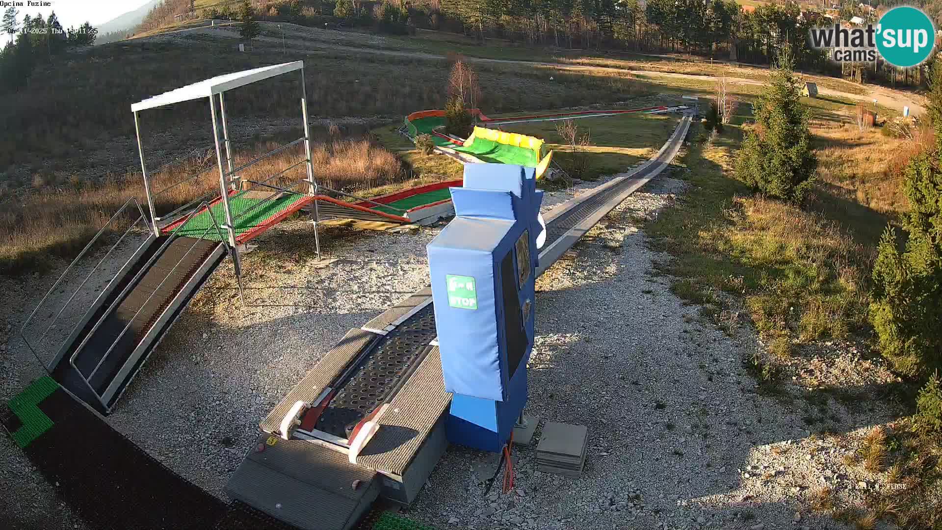 Webcam en vivo Pista de trineo Fužine – Croacia