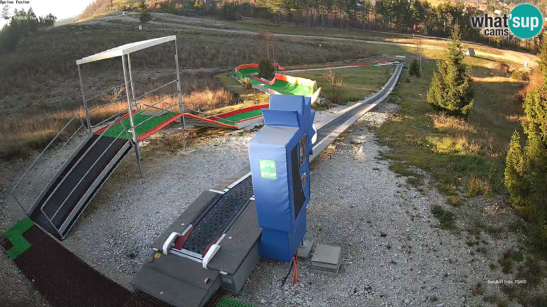 Webcam en direct Piste de luge de Fužine – Croatie