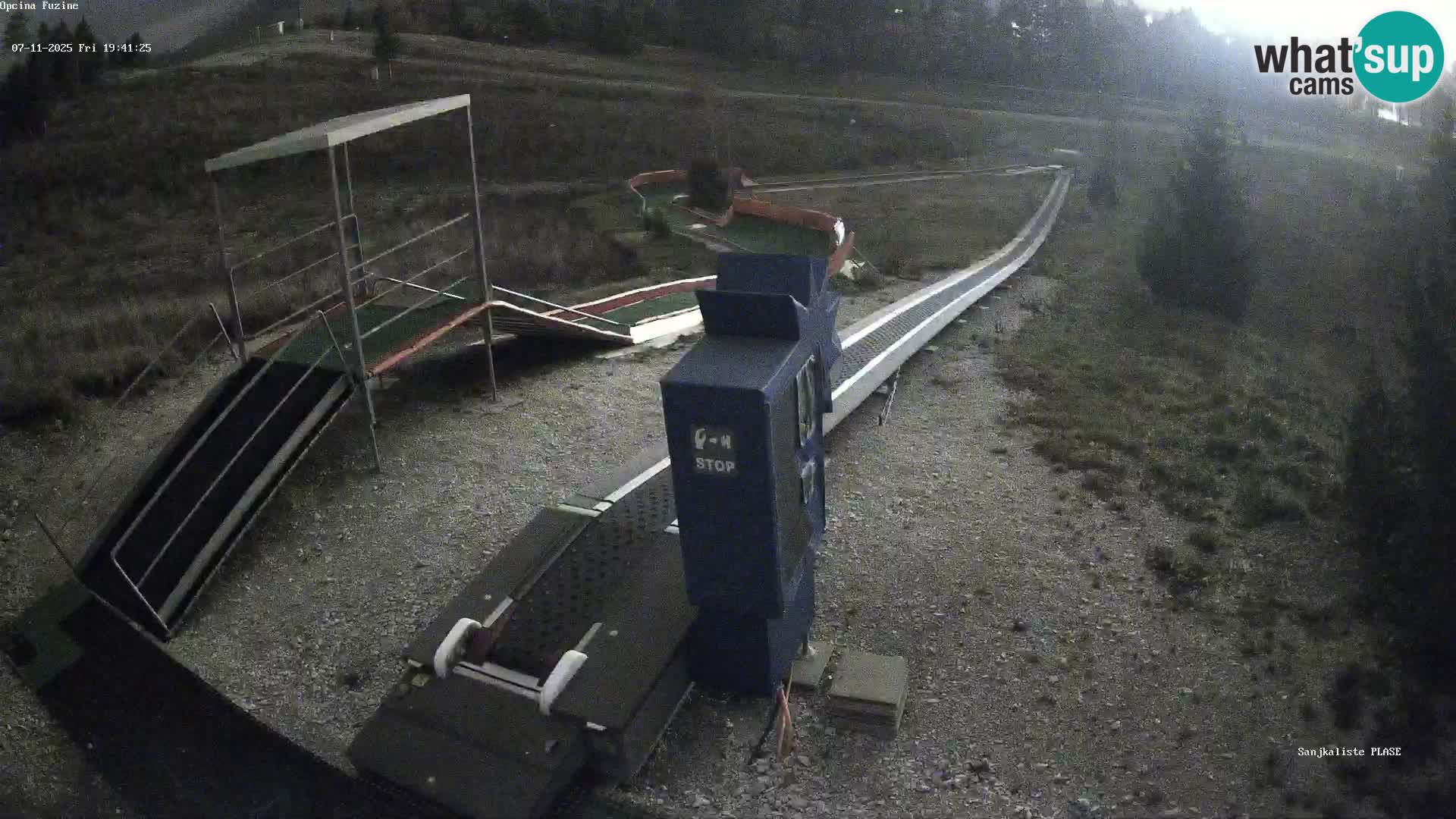 Live webcam Fužine toboggan run – Croatia