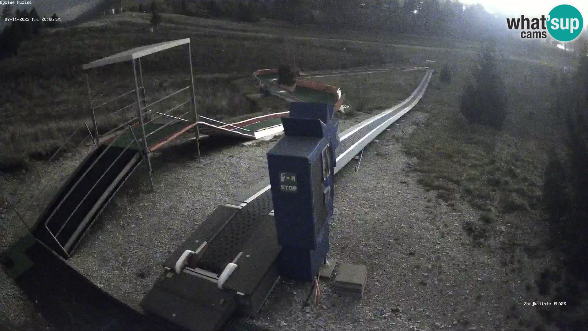 Live webcam Fužine toboggan run – Croatia