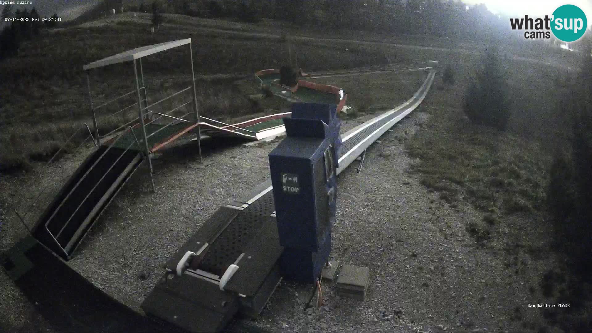 Live webcam Pista da slittino Fužine – Croazia