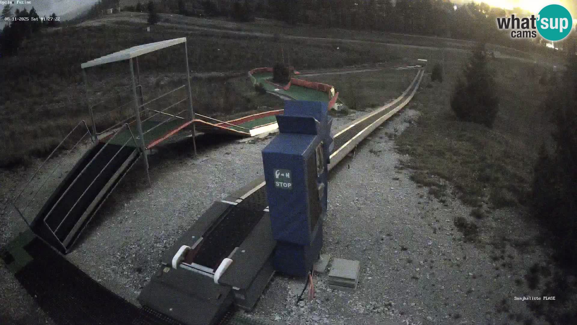 Webcam en vivo Pista de trineo Fužine – Croacia