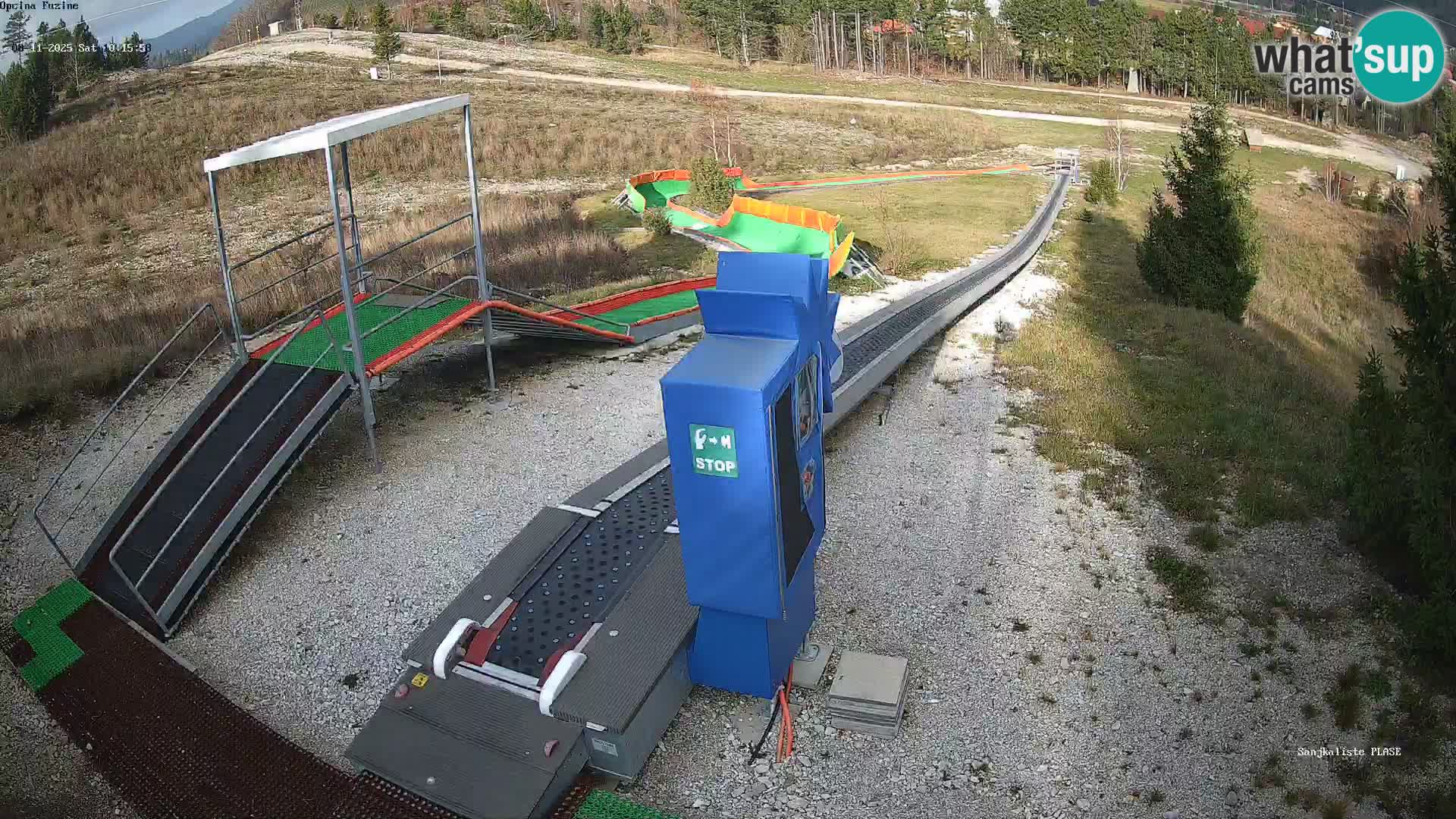 Webcam en vivo Pista de trineo Fužine – Croacia