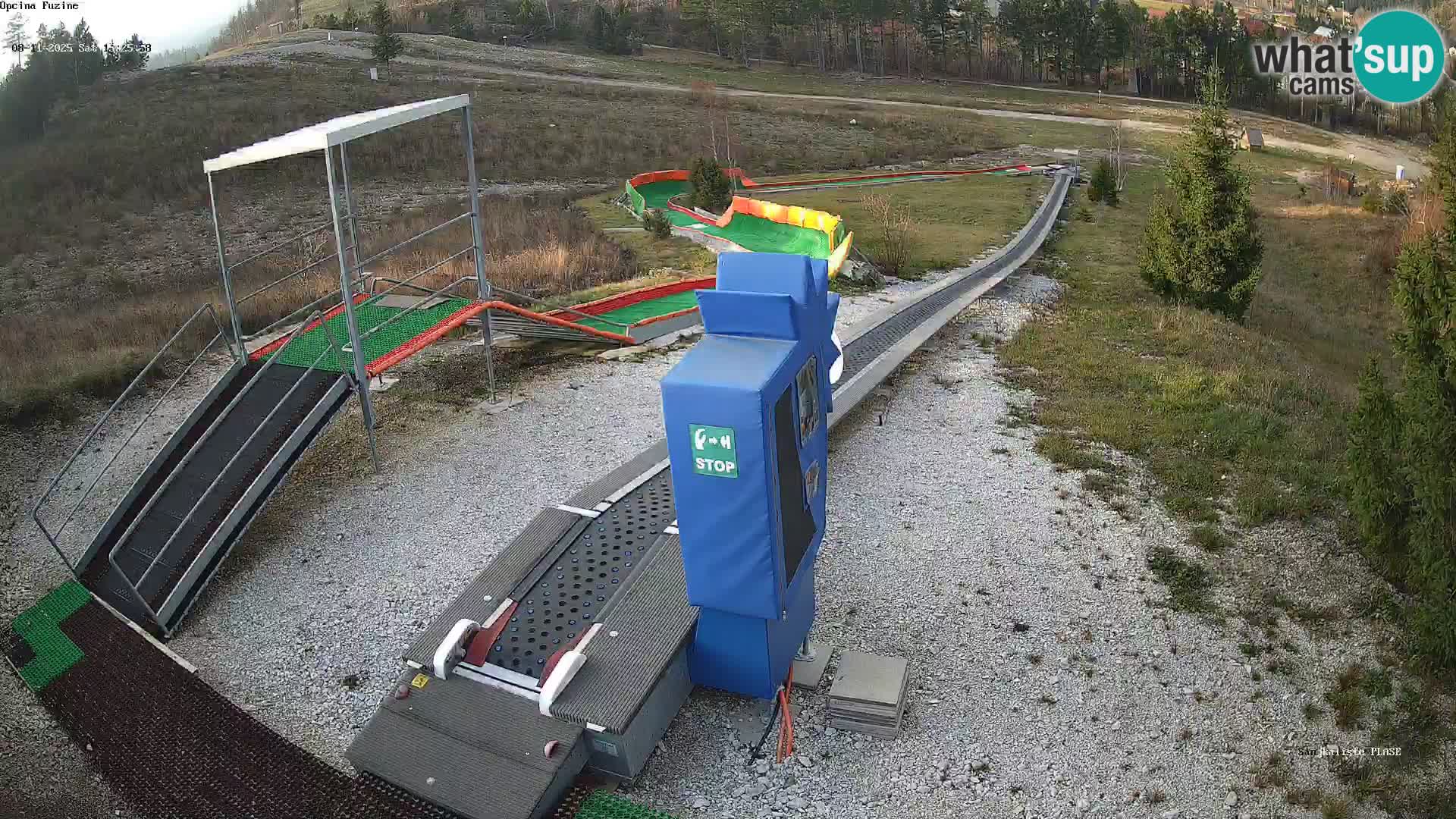 Live webcam Fužine toboggan run – Croatia