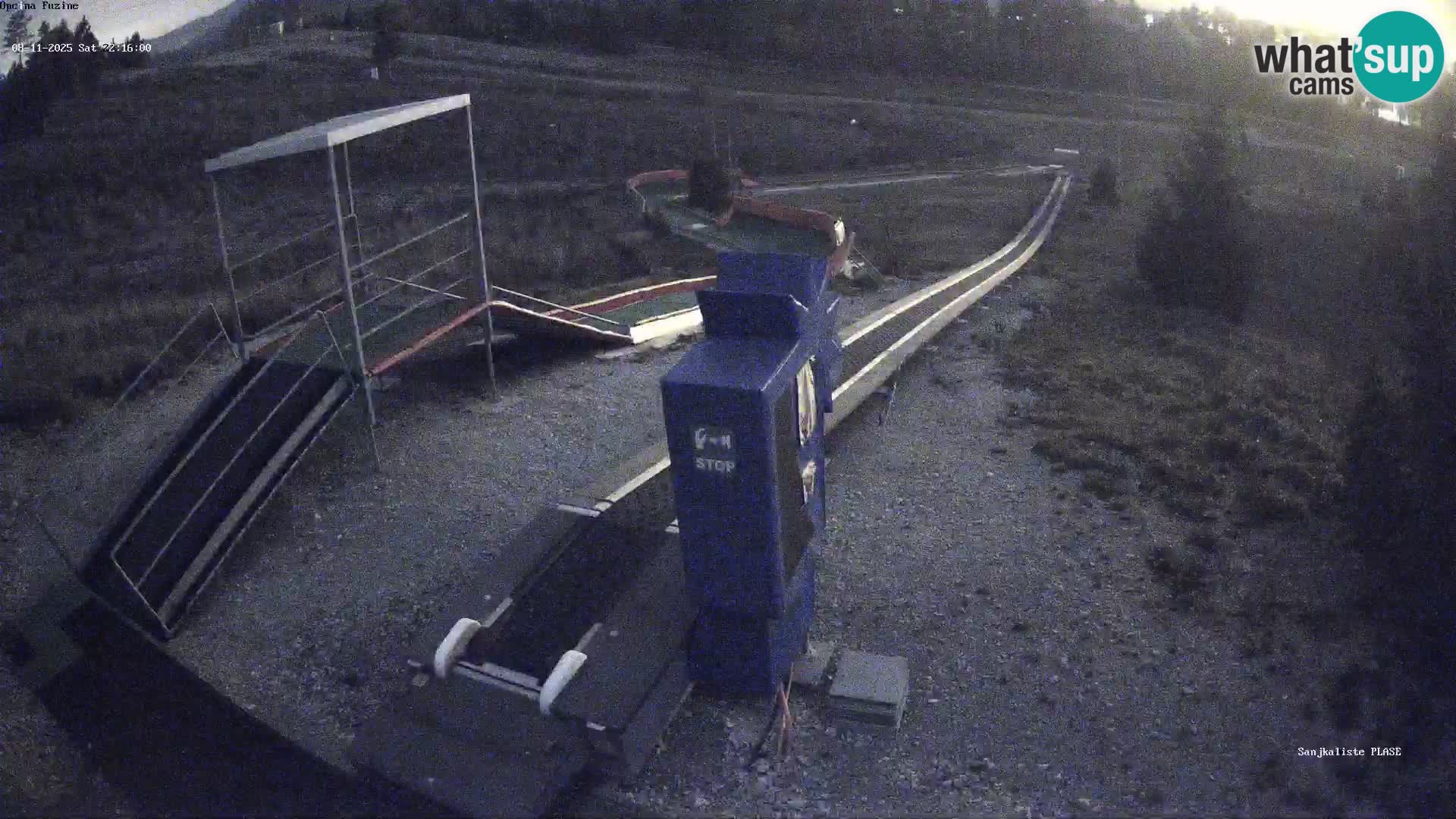 Webcam en direct Piste de luge de Fužine – Croatie