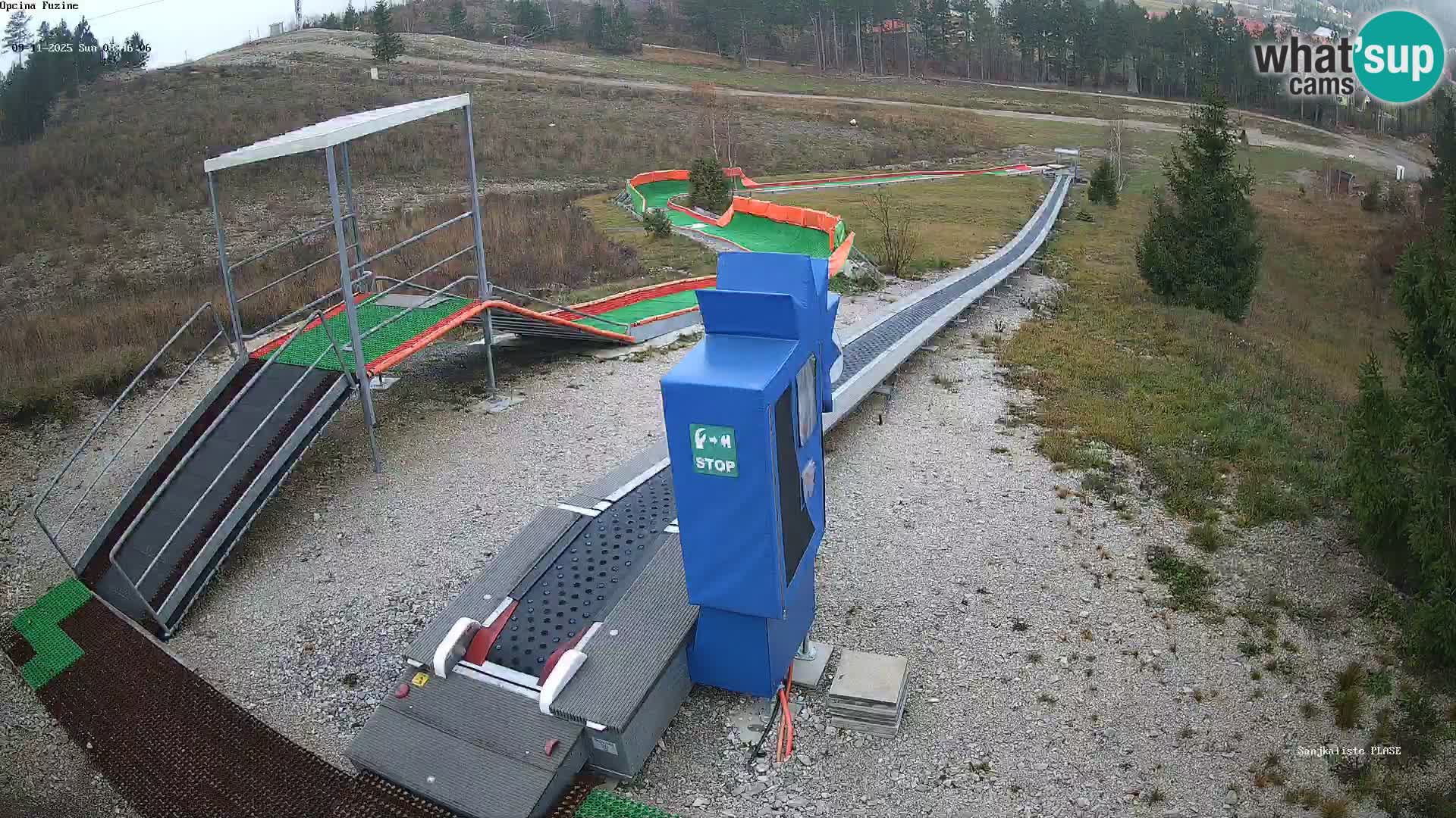 Spletna kamera v živo Sankališče Fužine – Hrvaška