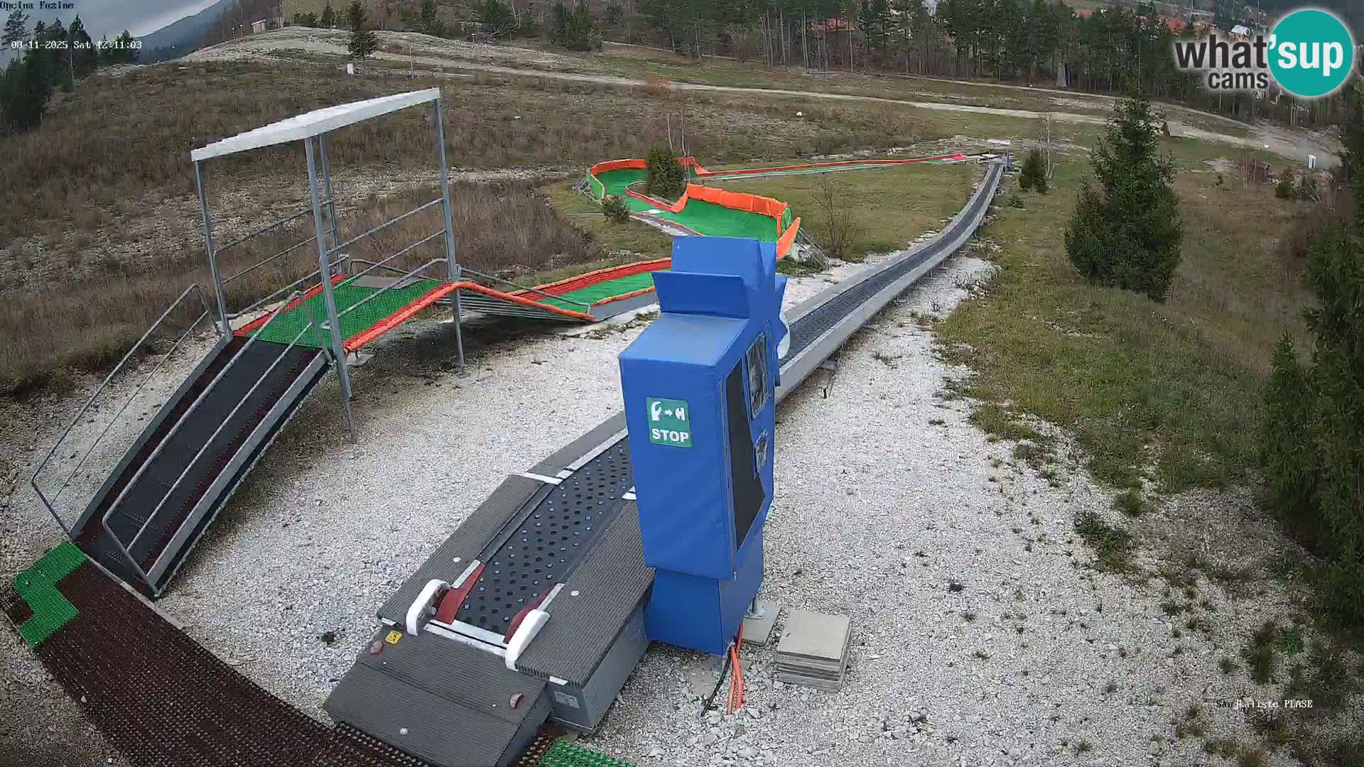 Webcam en direct Piste de luge de Fužine – Croatie