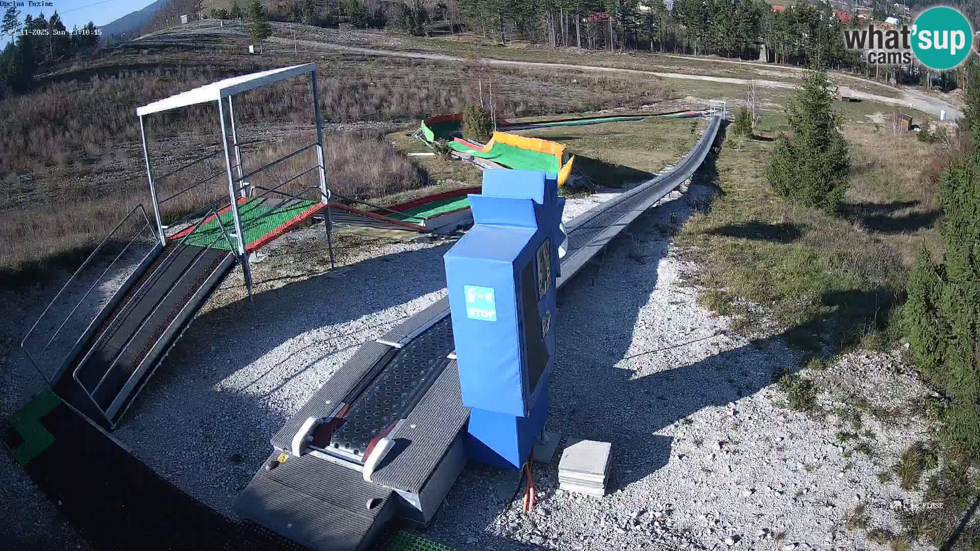 Live webcam Fužine toboggan run – Croatia