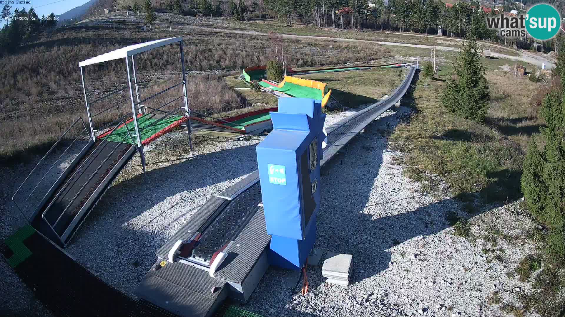 Webcam en vivo Pista de trineo Fužine – Croacia