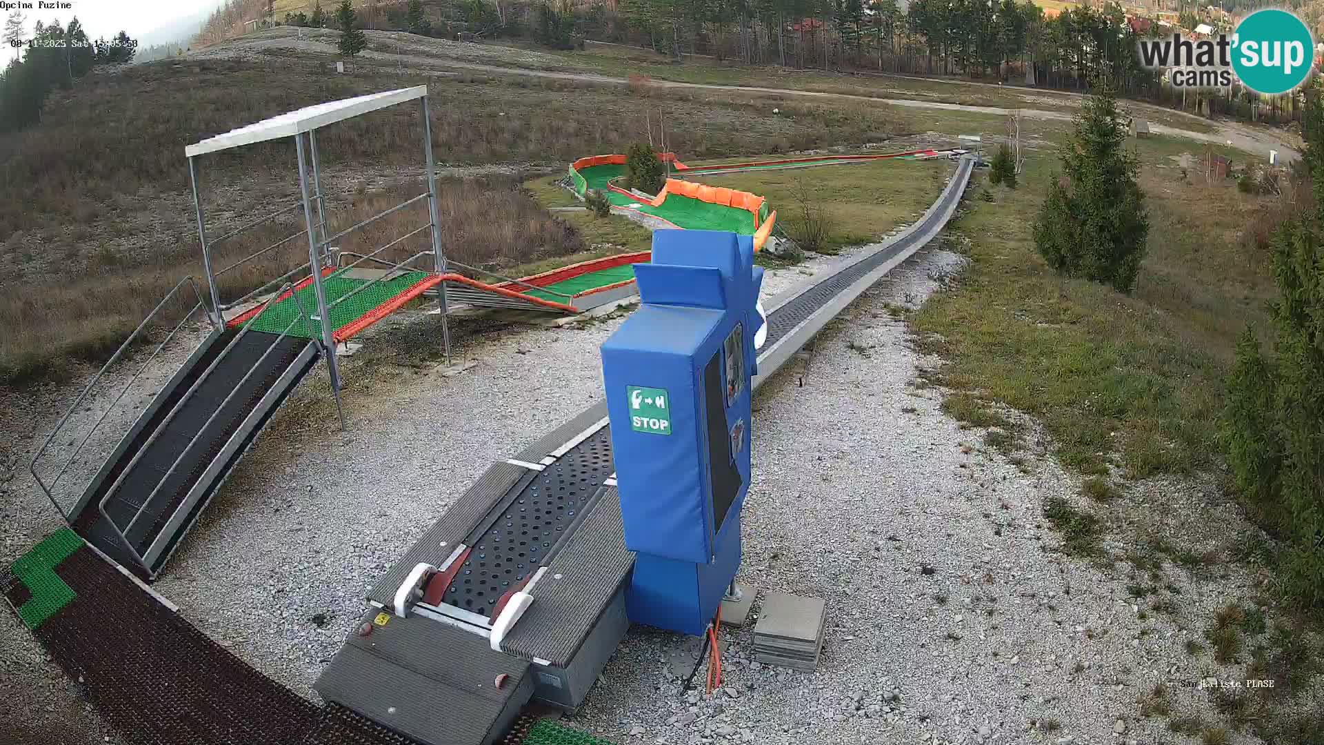 Live webcam Fužine toboggan run – Croatia