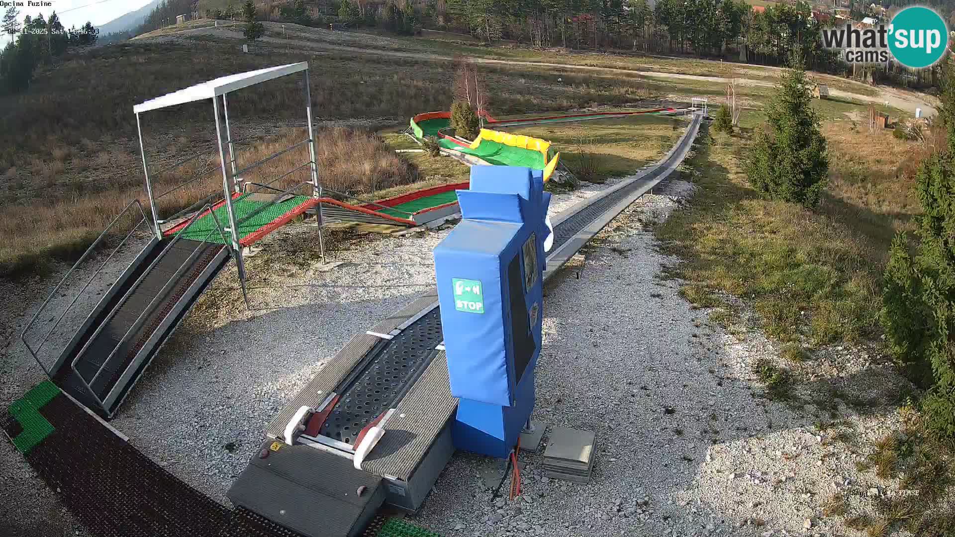 Webcam en direct Piste de luge de Fužine – Croatie