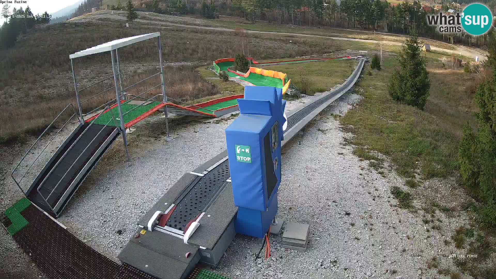 Webcam en direct Piste de luge de Fužine – Croatie
