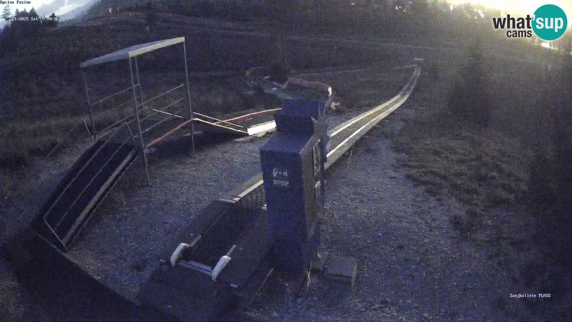 Webcam en direct Piste de luge de Fužine – Croatie