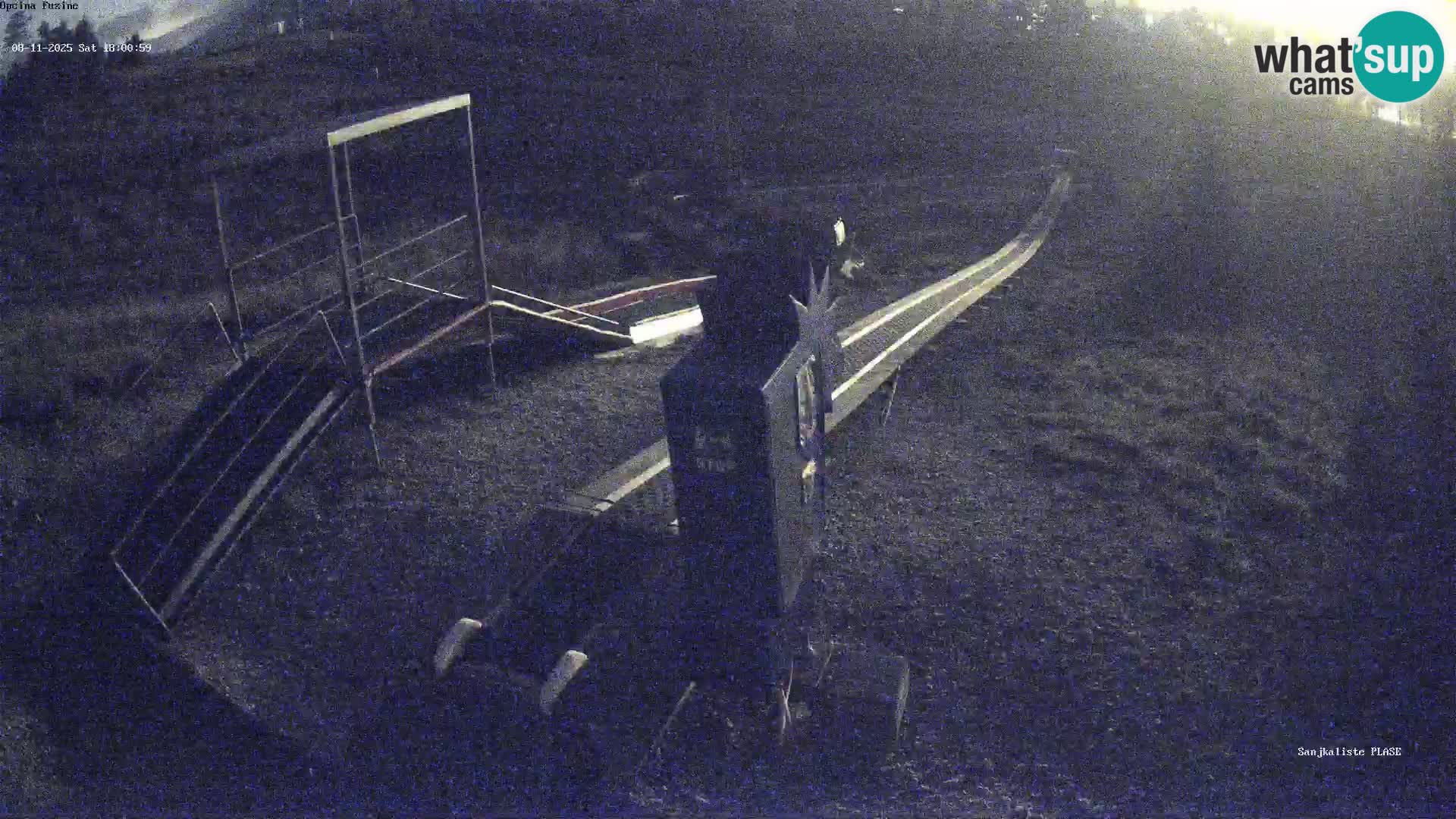 Live webcam Pista da slittino Fužine – Croazia