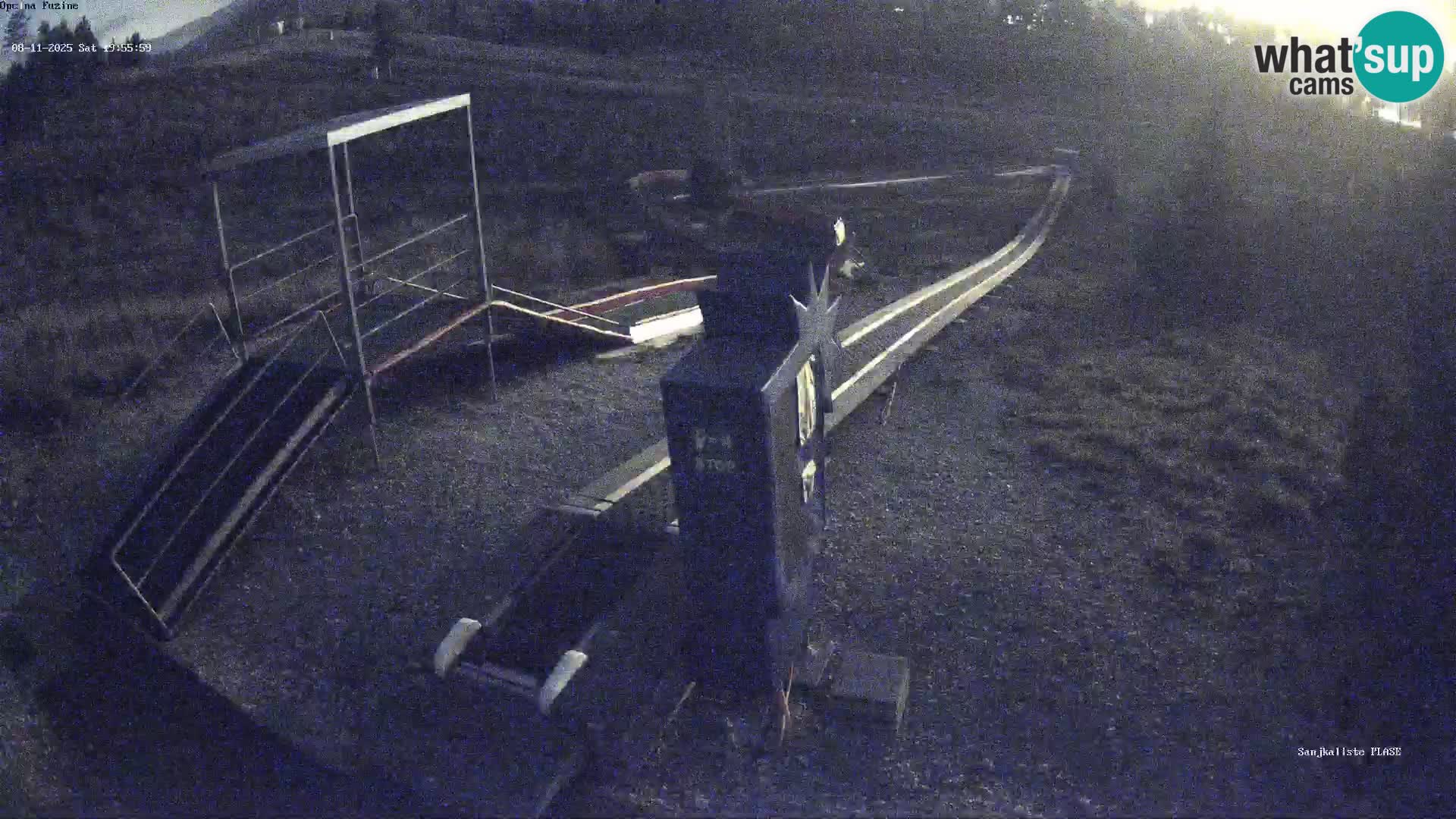 Live webcam Pista da slittino Fužine – Croazia