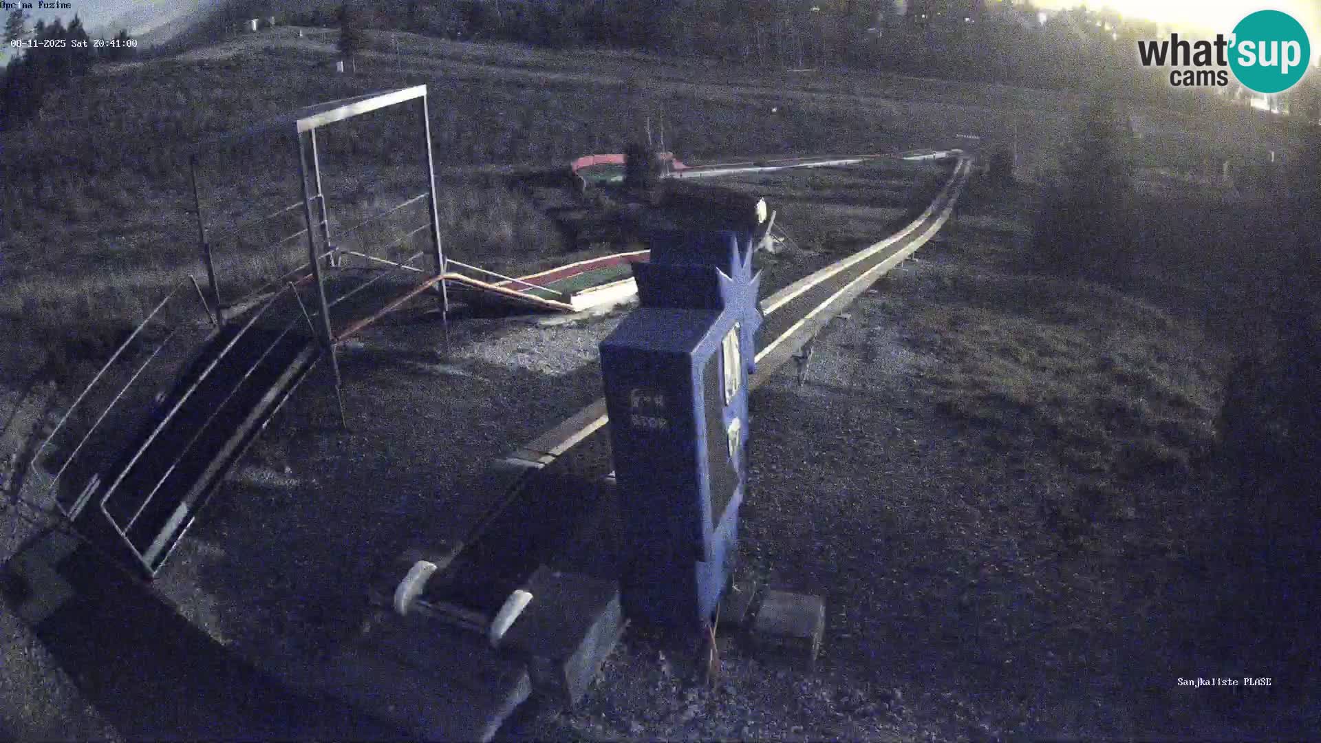 Live webcam Fužine toboggan run – Croatia