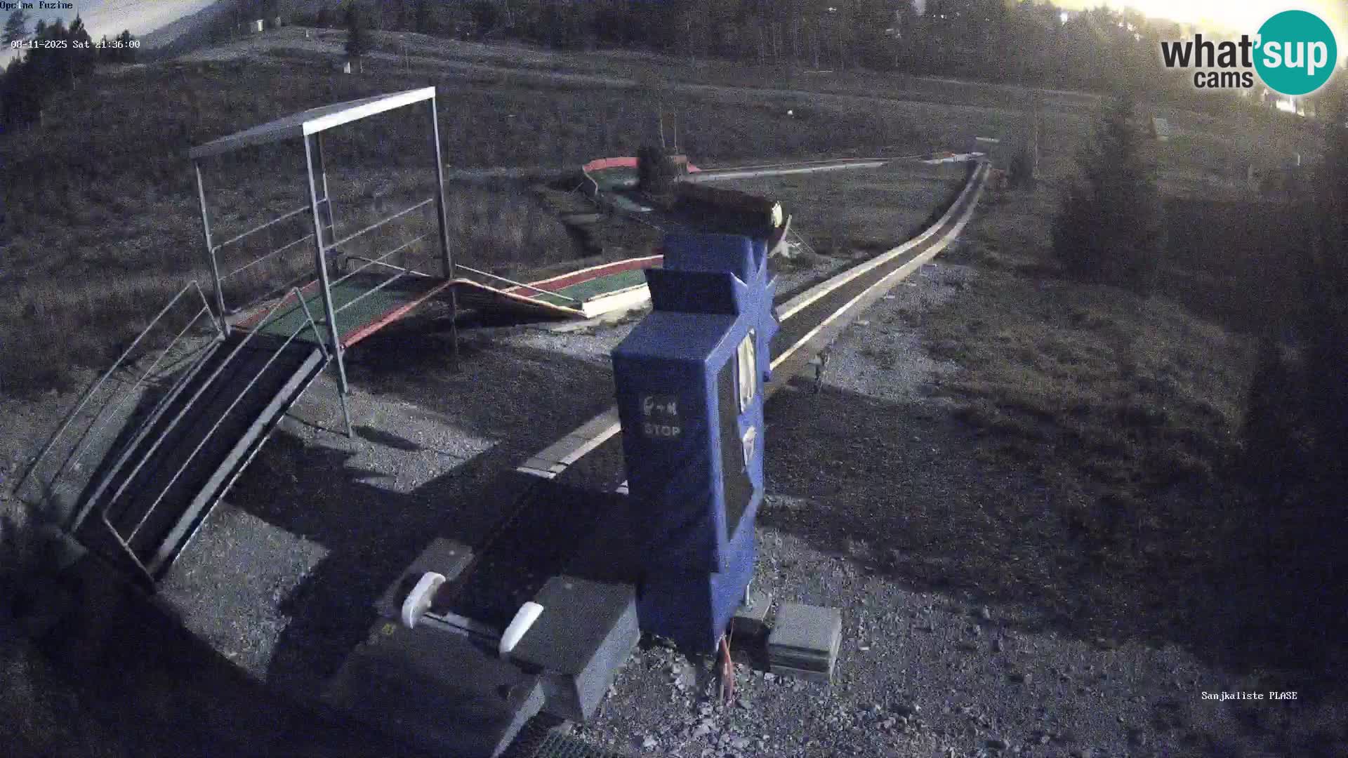 Spletna kamera v živo Sankališče Fužine – Hrvaška