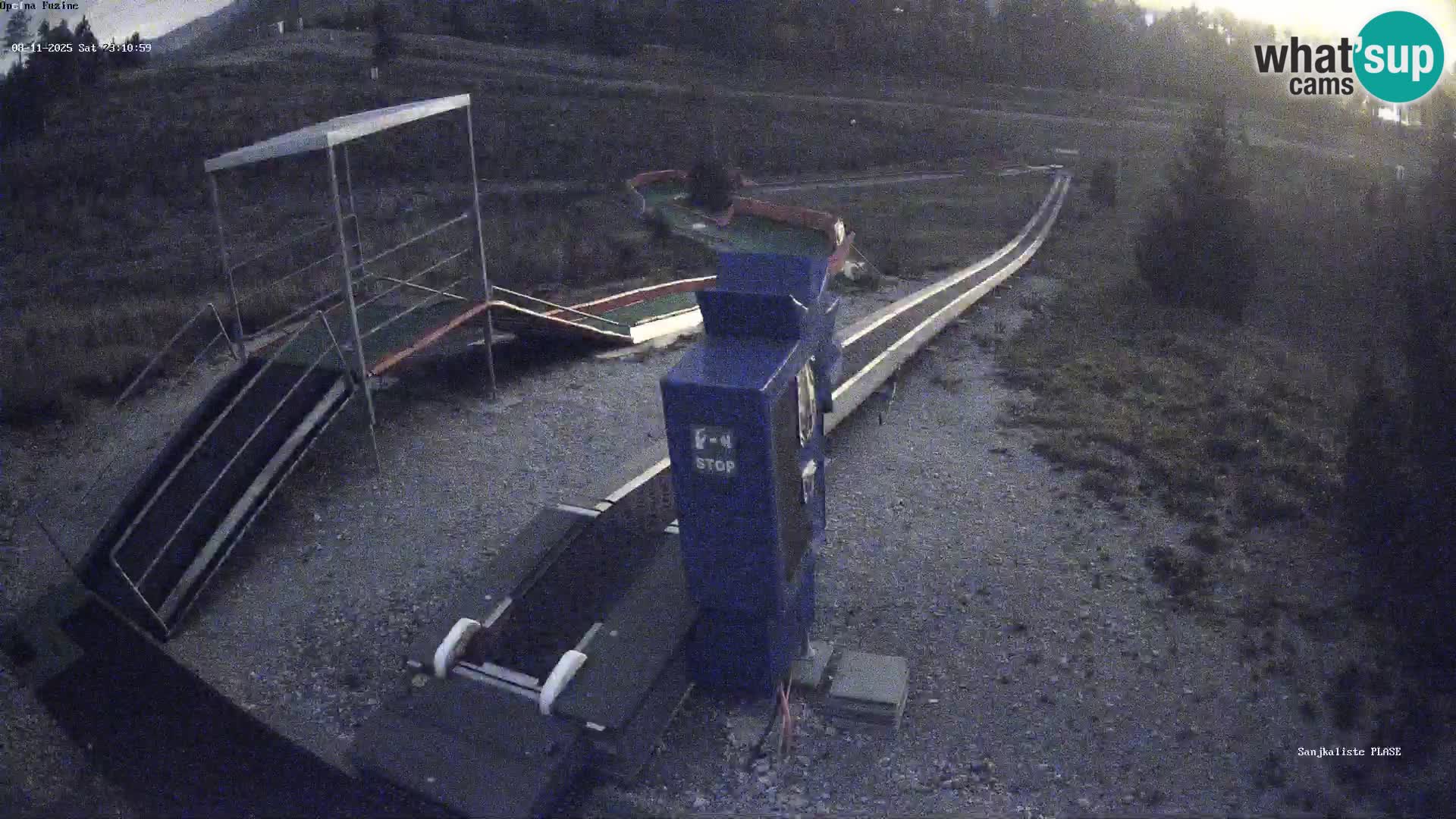 Spletna kamera v živo Sankališče Fužine – Hrvaška