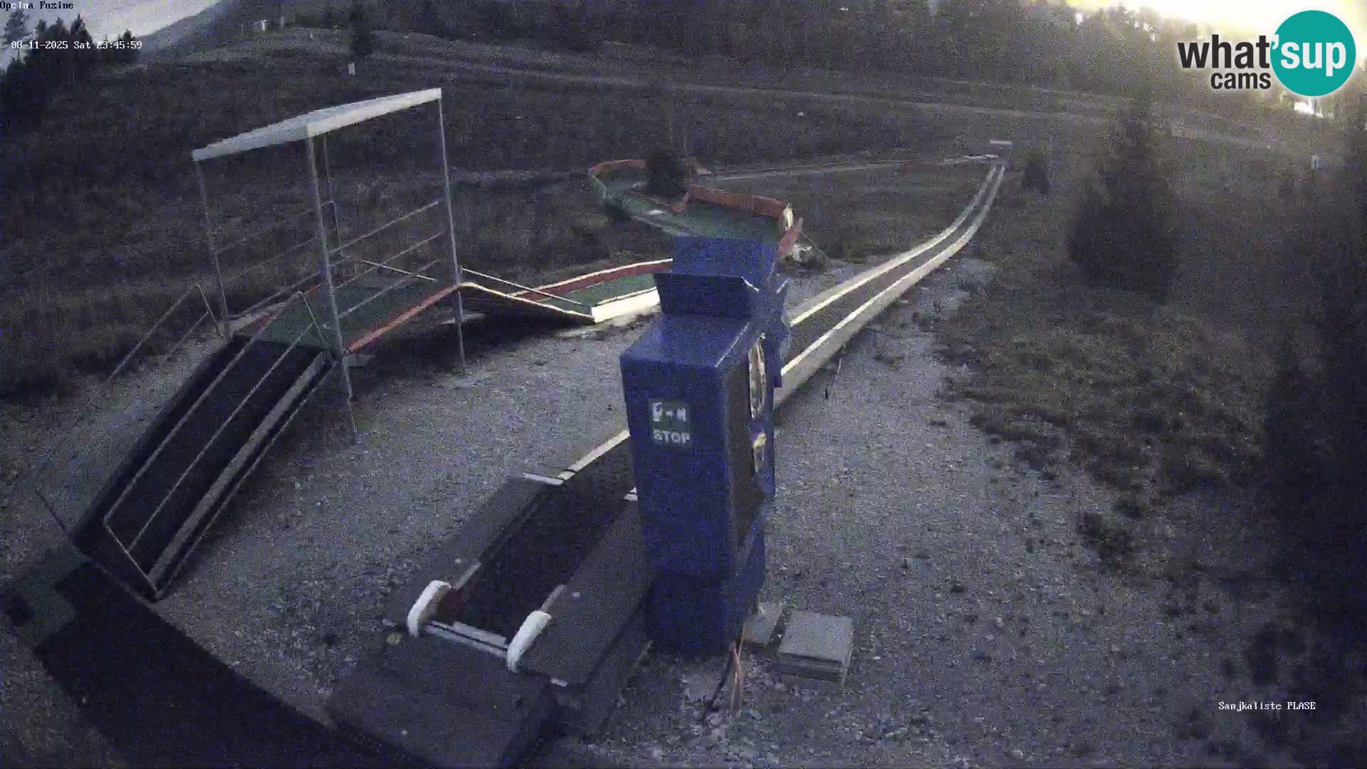 Live webcam Fužine toboggan run – Croatia