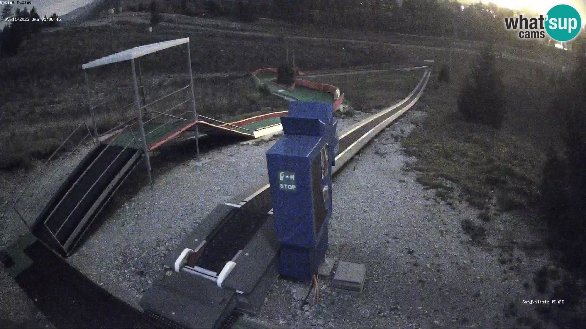 Live webcam Fužine toboggan run – Croatia