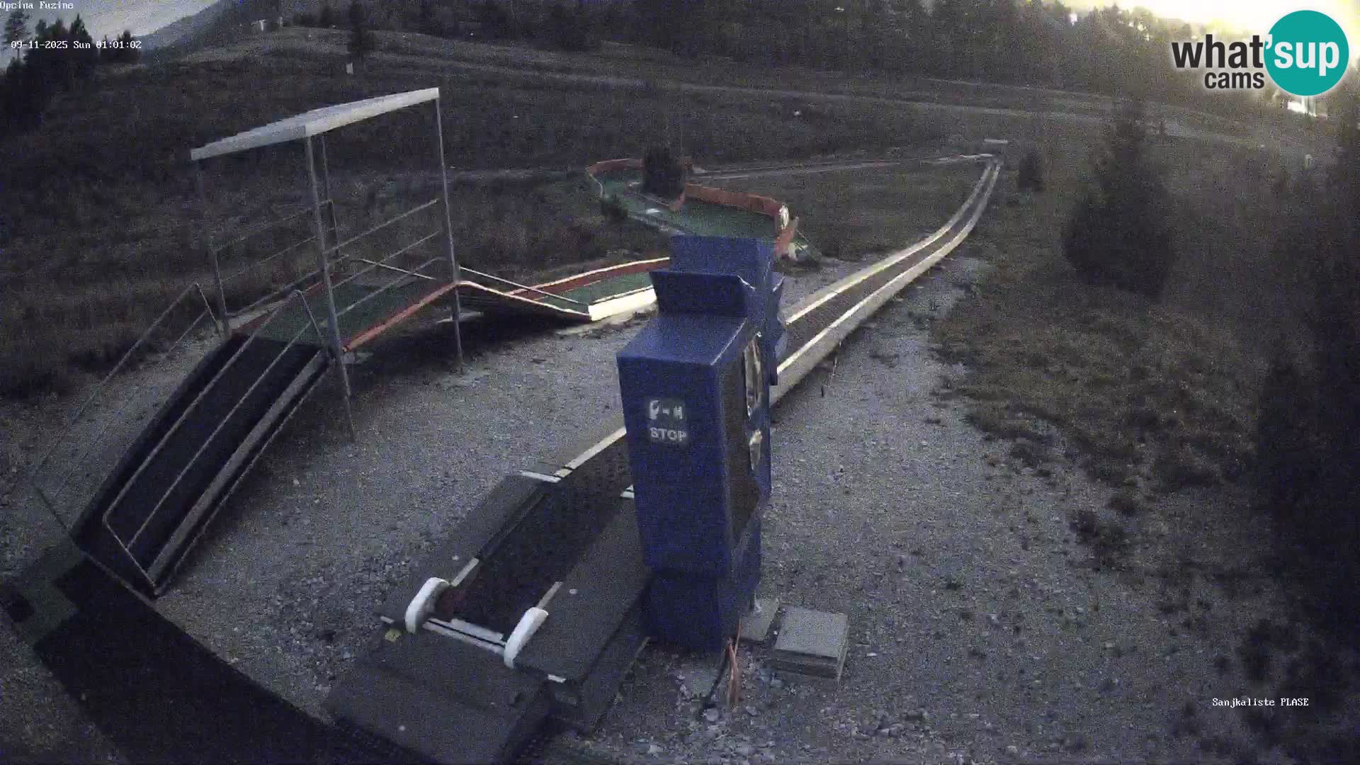 Spletna kamera v živo Sankališče Fužine – Hrvaška
