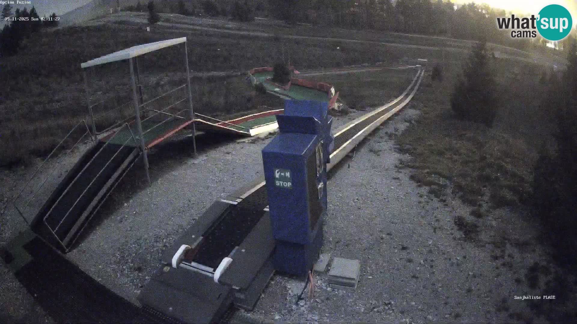 Webcam en direct Piste de luge de Fužine – Croatie