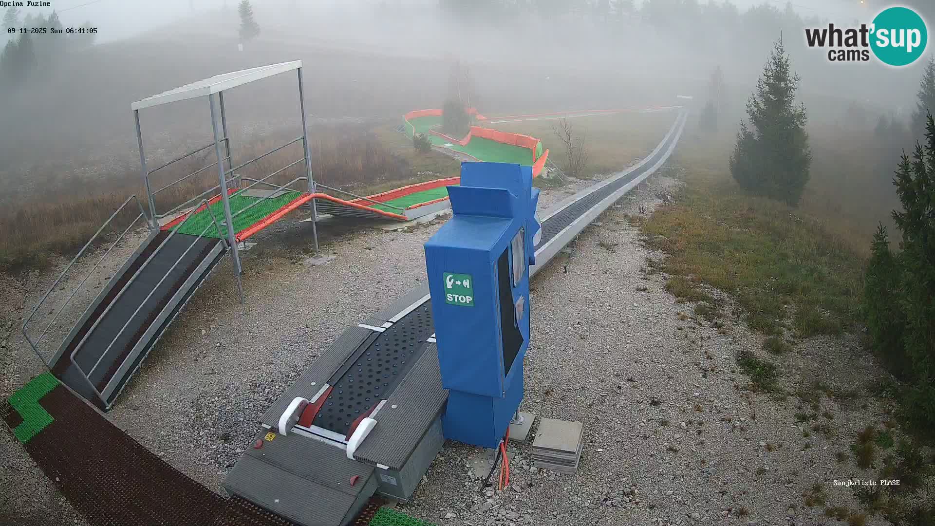 Spletna kamera v živo Sankališče Fužine – Hrvaška